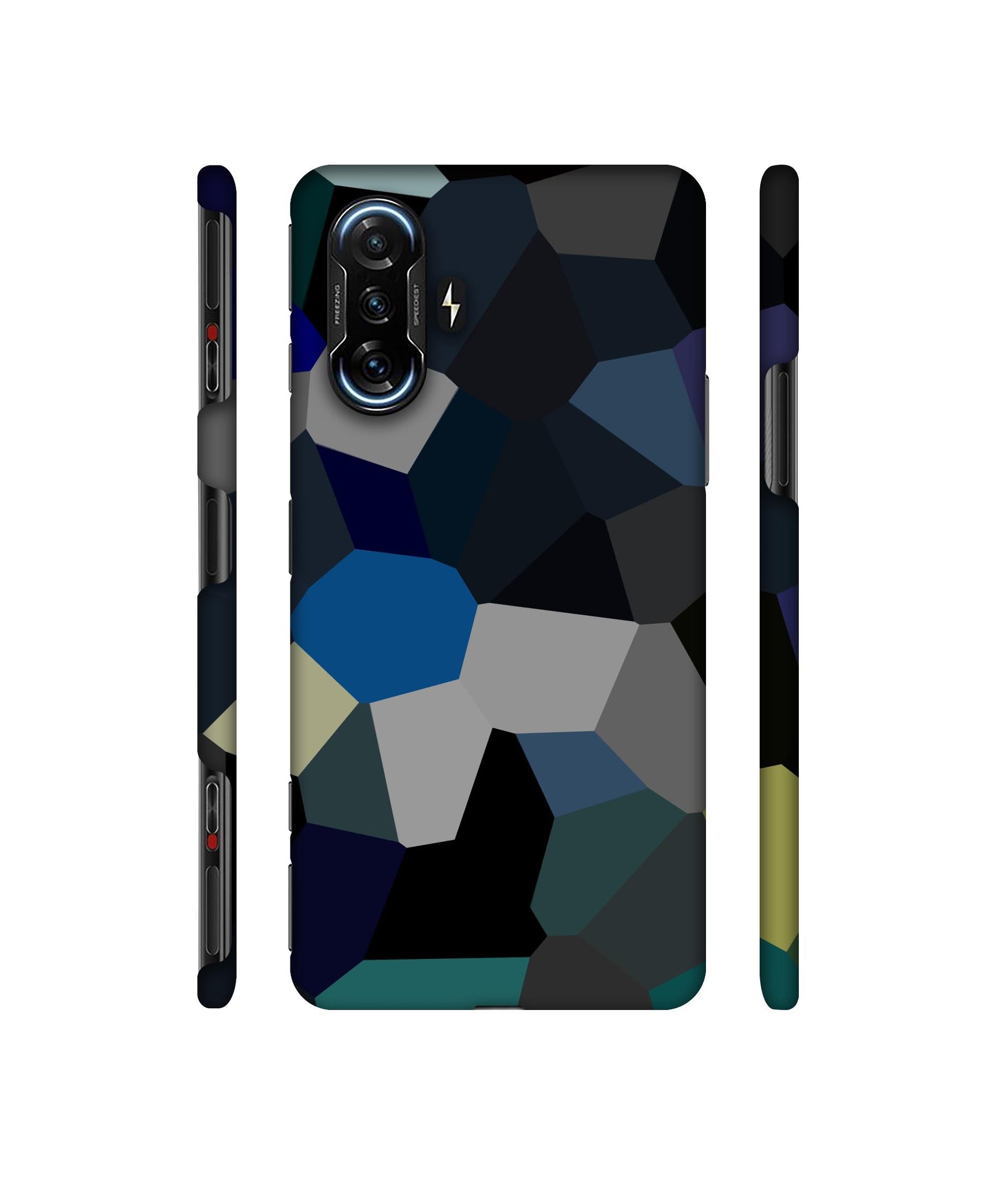 Mathematical Shape Designer Hard Back Cover for Mi Poco F3 GT