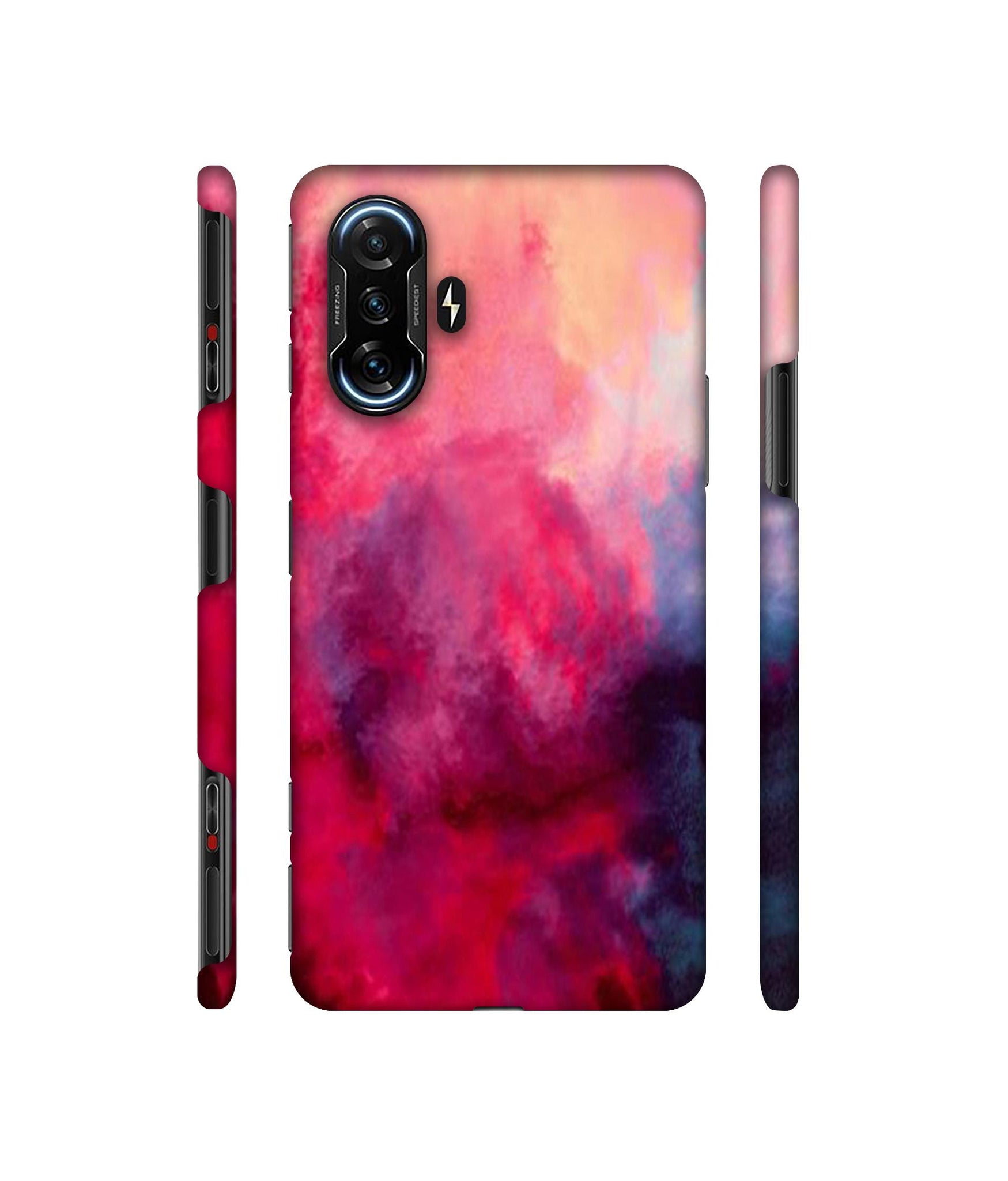 Holi Color Designer Hard Back Cover for Mi Poco F3 GT