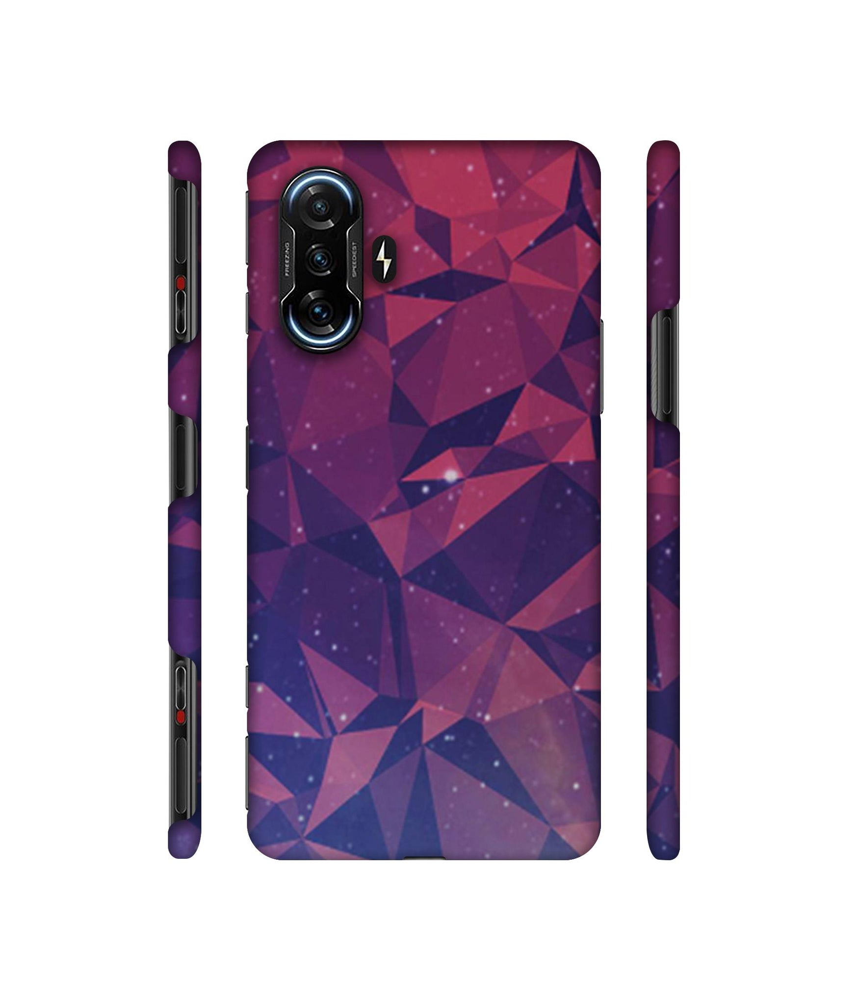 Bad Color Shape Designer Hard Back Cover for Mi Poco F3 GT