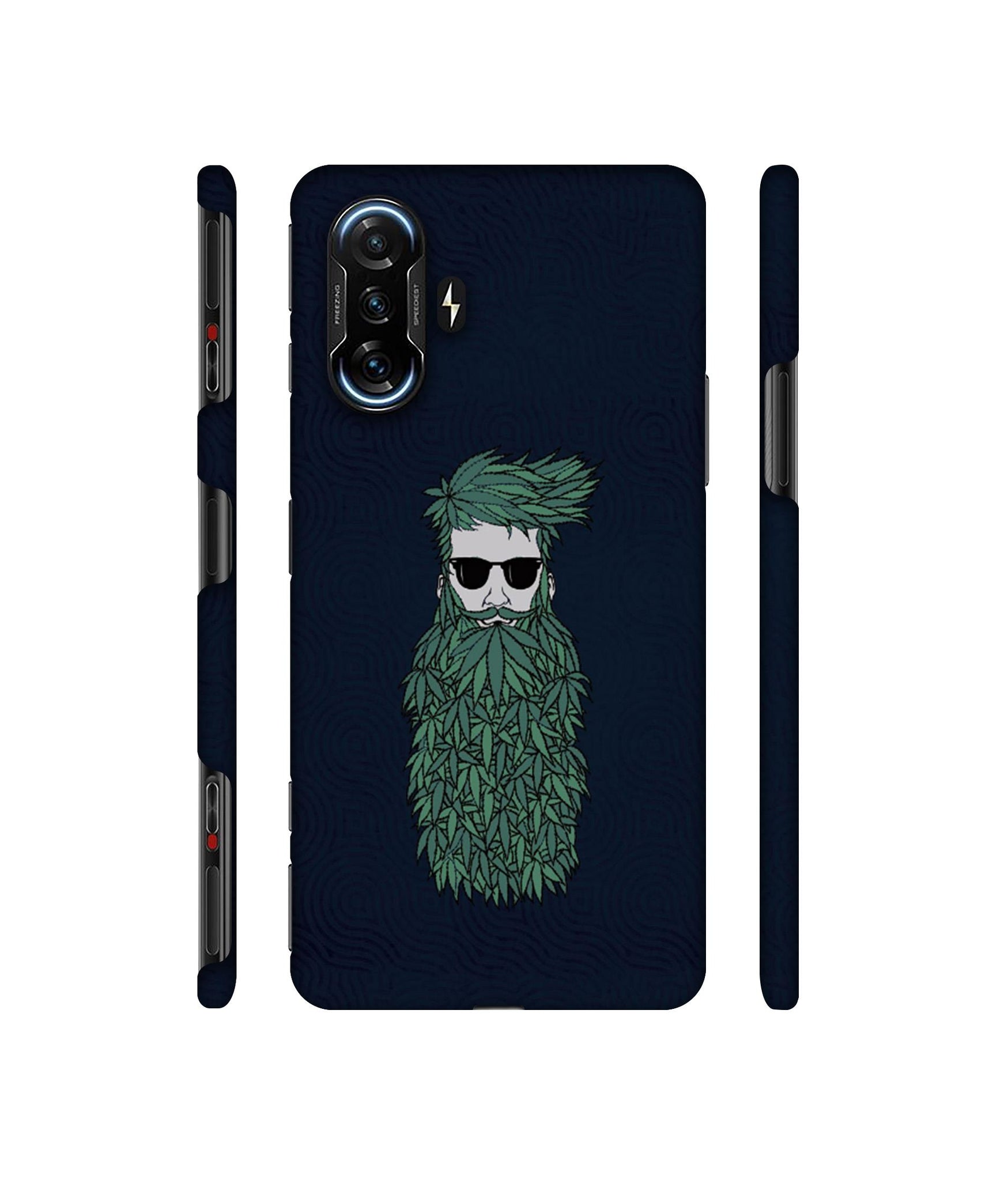 Beard Man Designer Hard Back Cover for Mi Poco F3 GT