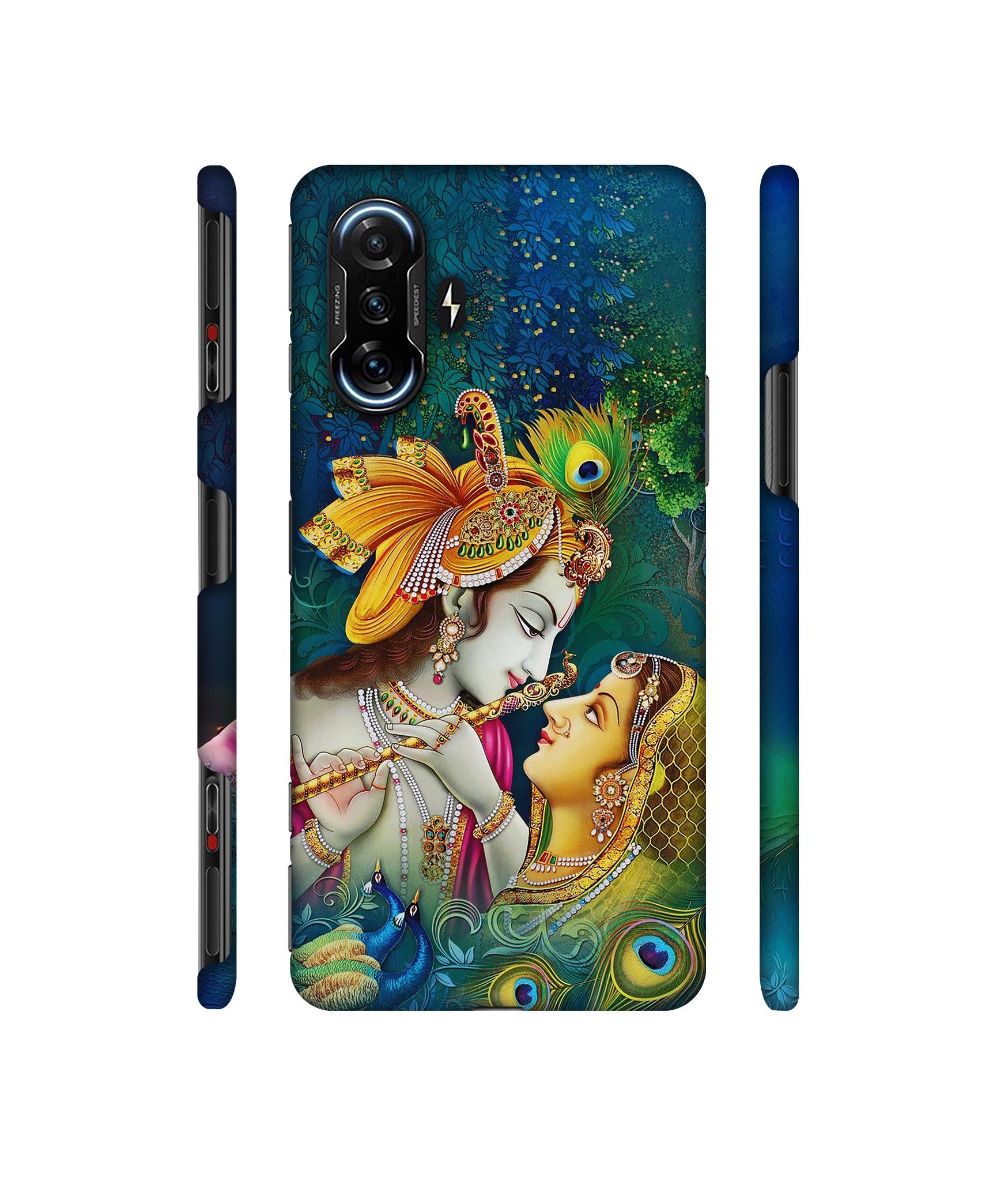 Radha Kishan Love Designer Hard Back Cover for Mi Poco F3 GT