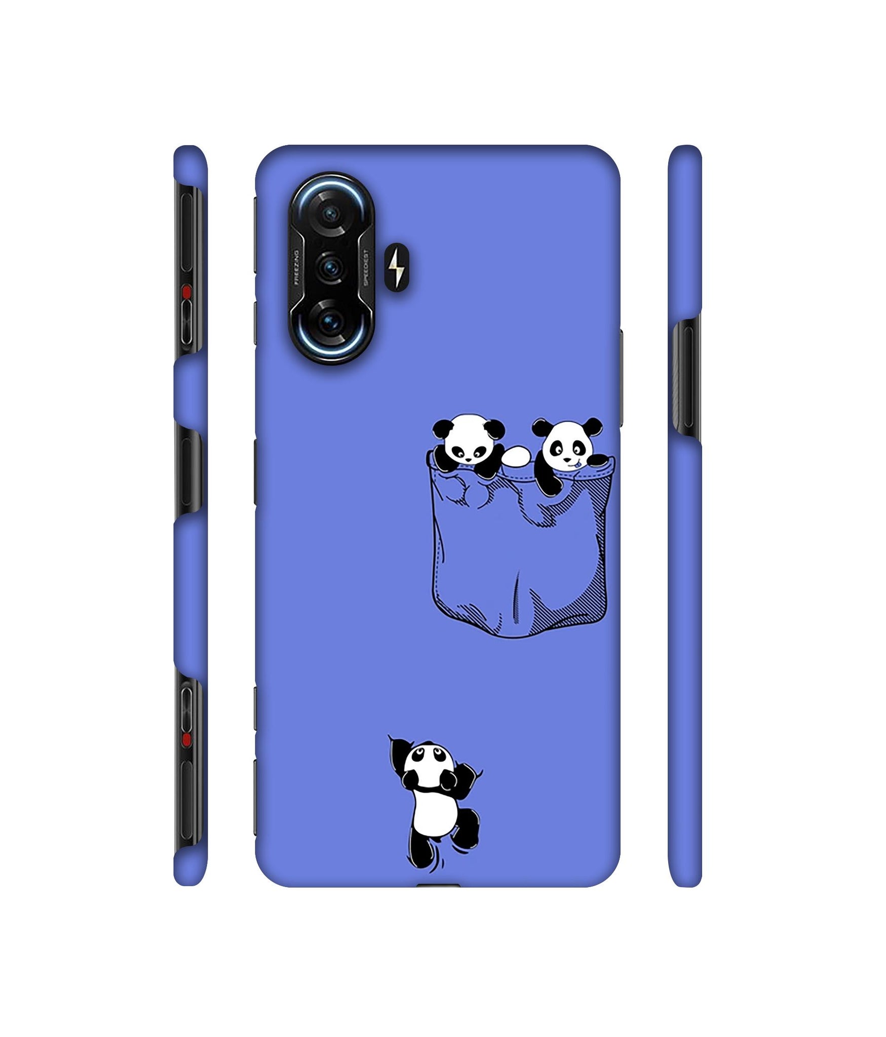 Poket Panda Designer Hard Back Cover for Mi Poco F3 GT