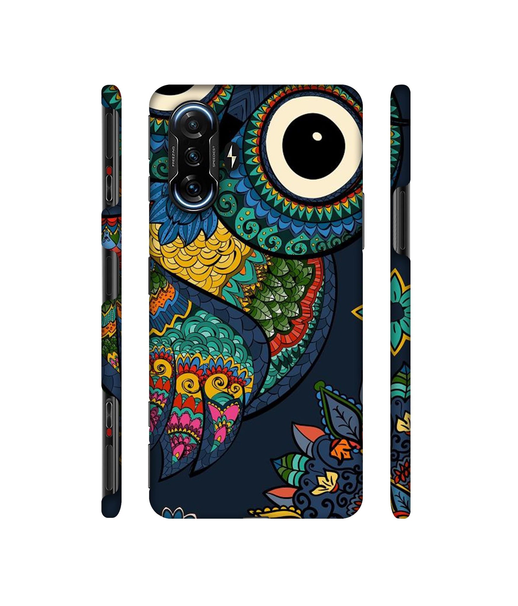 Owl Designer Hard Back Cover for Mi Poco F3 GT