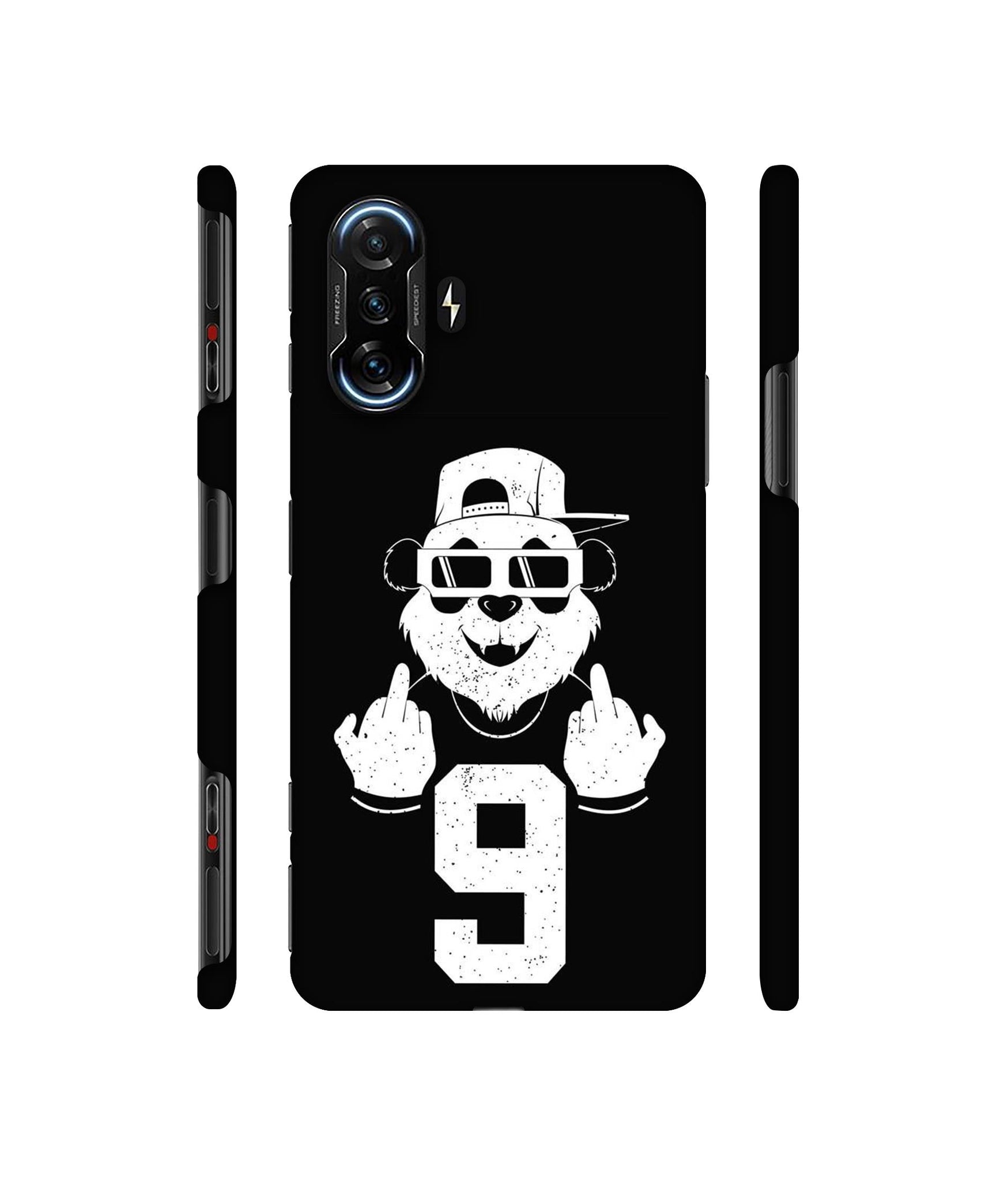Nine Number Designer Hard Back Cover for Mi Poco F3 GT