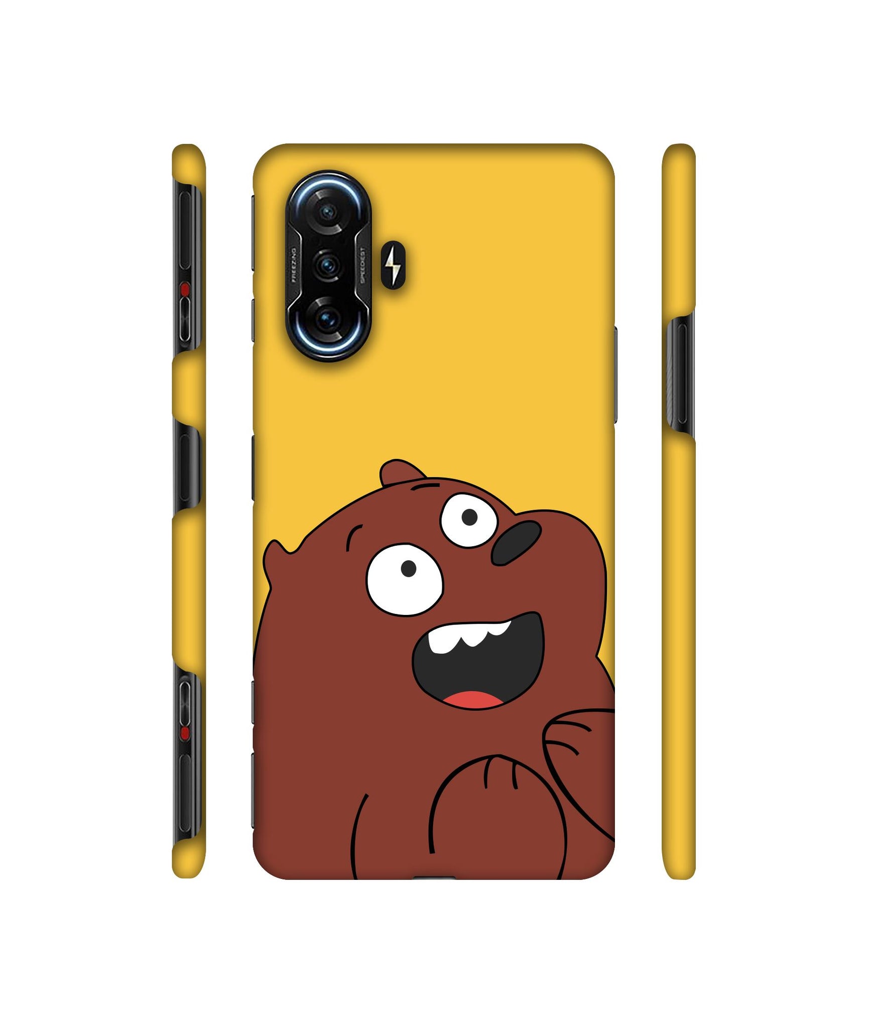 Surprice Face Beer Designer Hard Back Cover for Mi Poco F3 GT