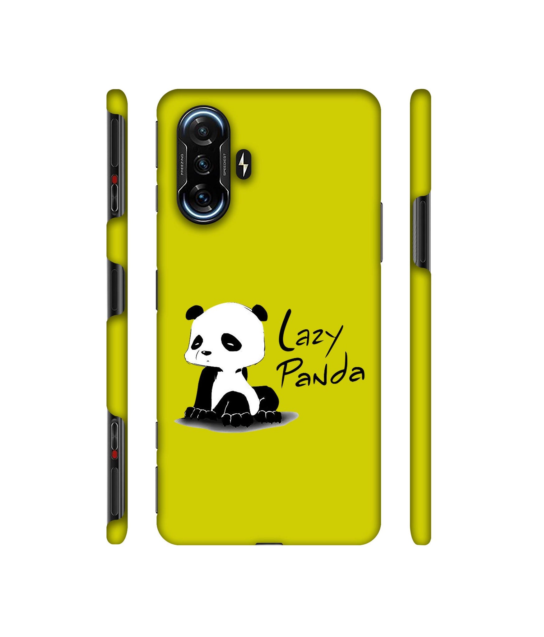 Lazy Panda Designer Hard Back Cover for Mi Poco F3 GT