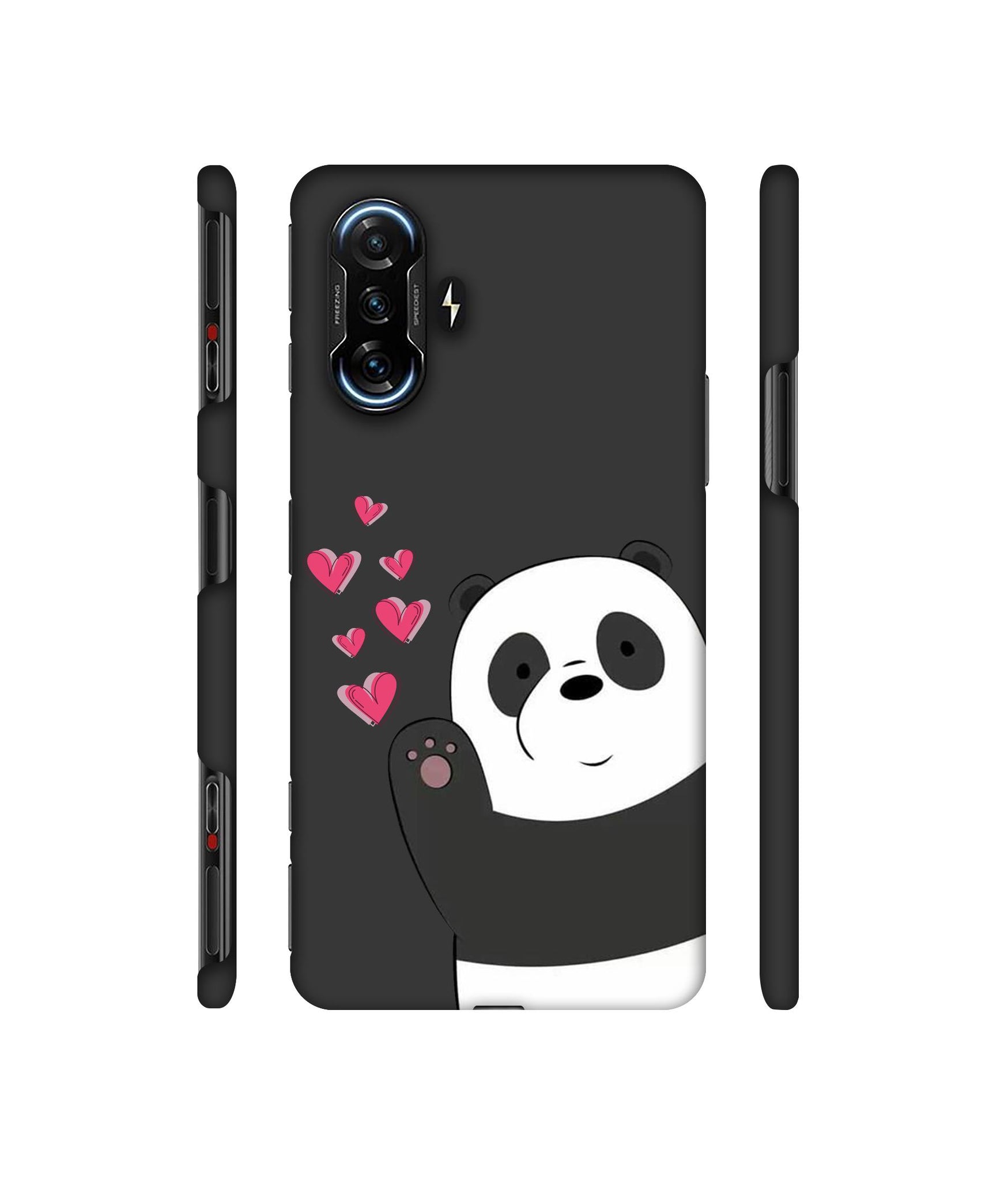 Love Panda Designer Hard Back Cover for Mi Poco F3 GT