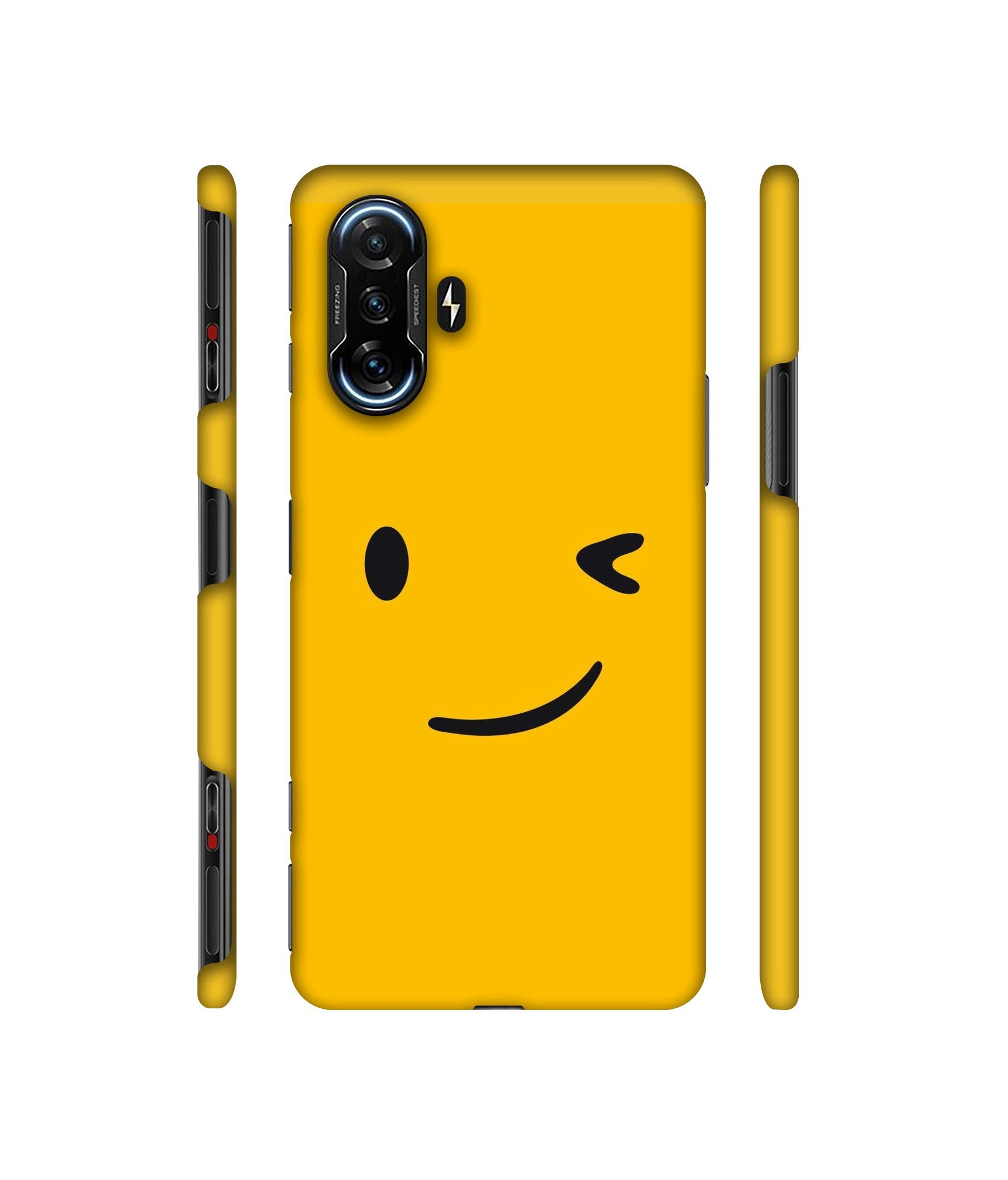 One Eye Blink Face Designer Hard Back Cover for Mi Poco F3 GT