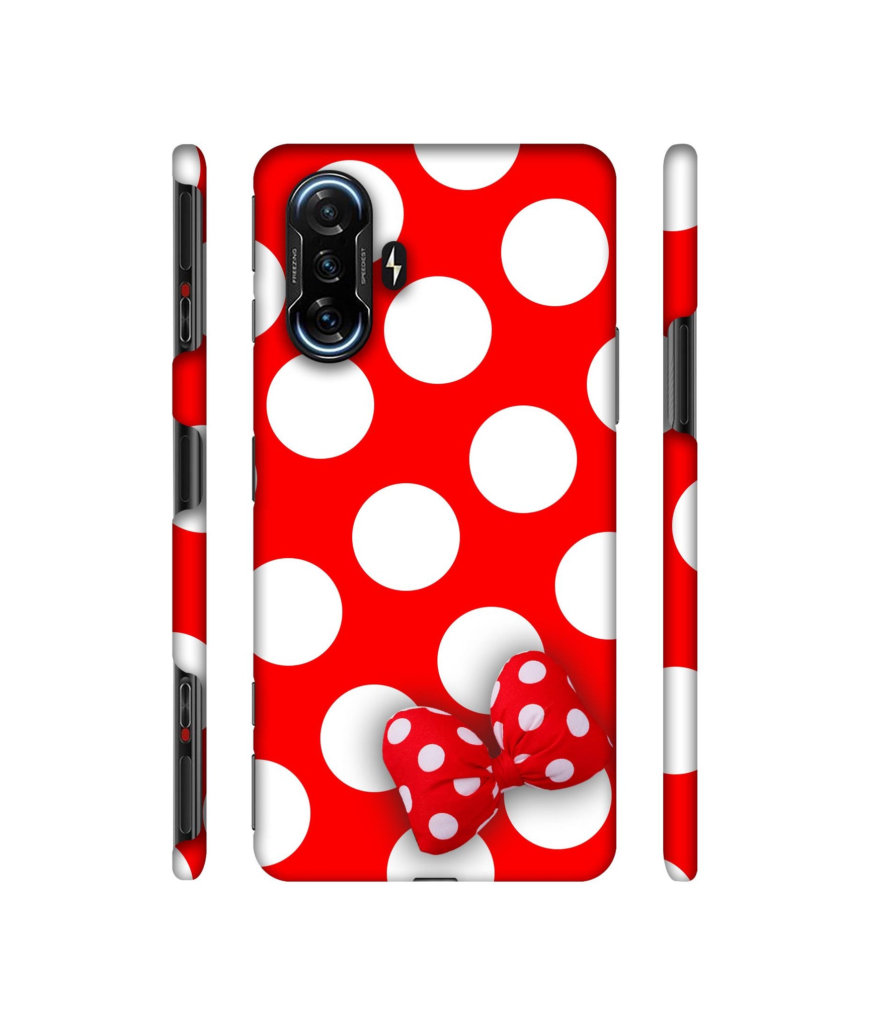 White Bubble Designer Hard Back Cover for Mi Poco F3 GT