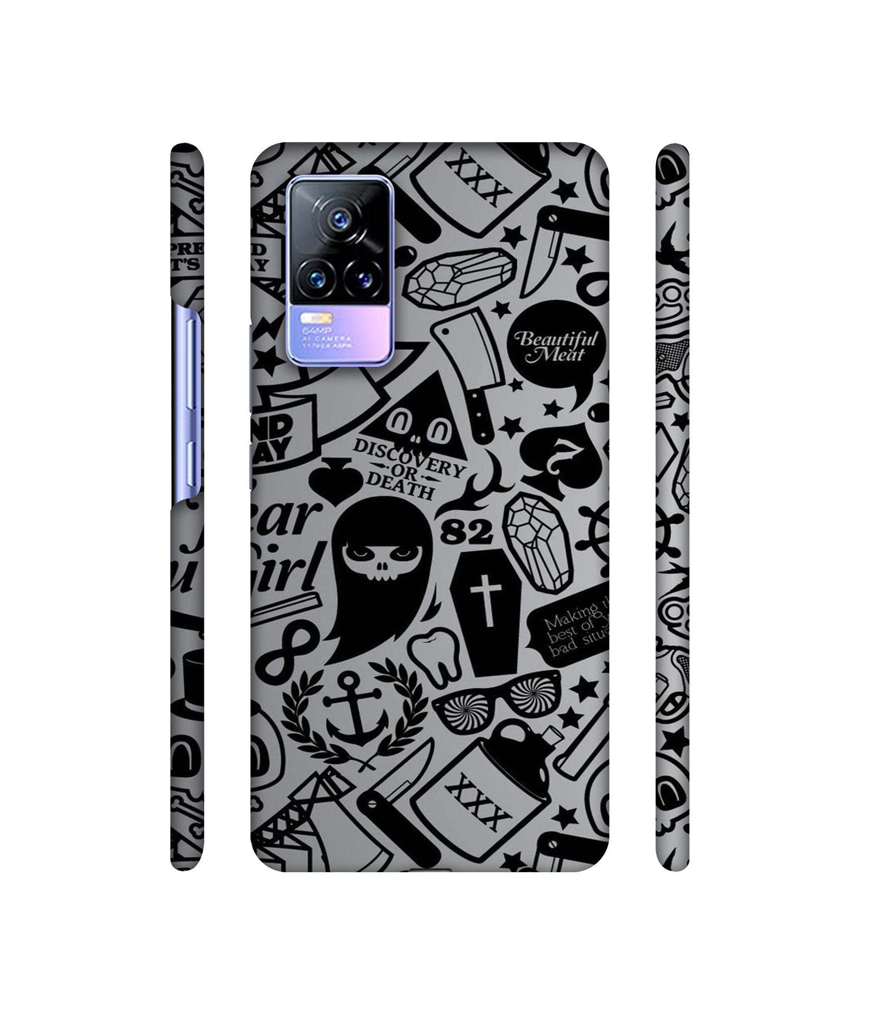 Discover Or Death Designer Hard Back Cover for Vivo Y73 4G / Vivo V21E 4G