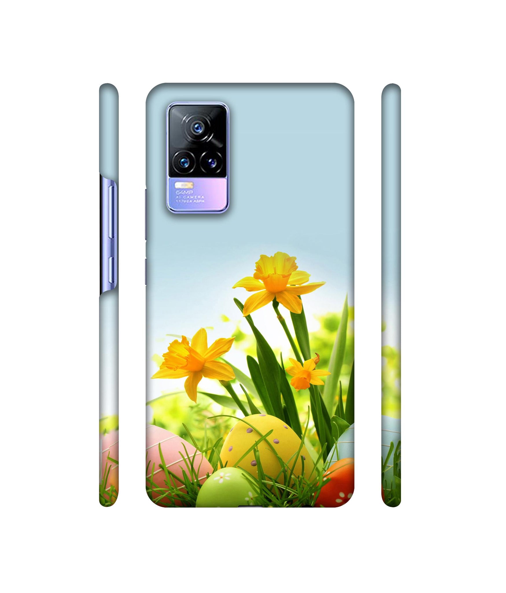 3D Bubble Designer Hard Back Cover for Vivo Y73 4G / Vivo V21E 4G