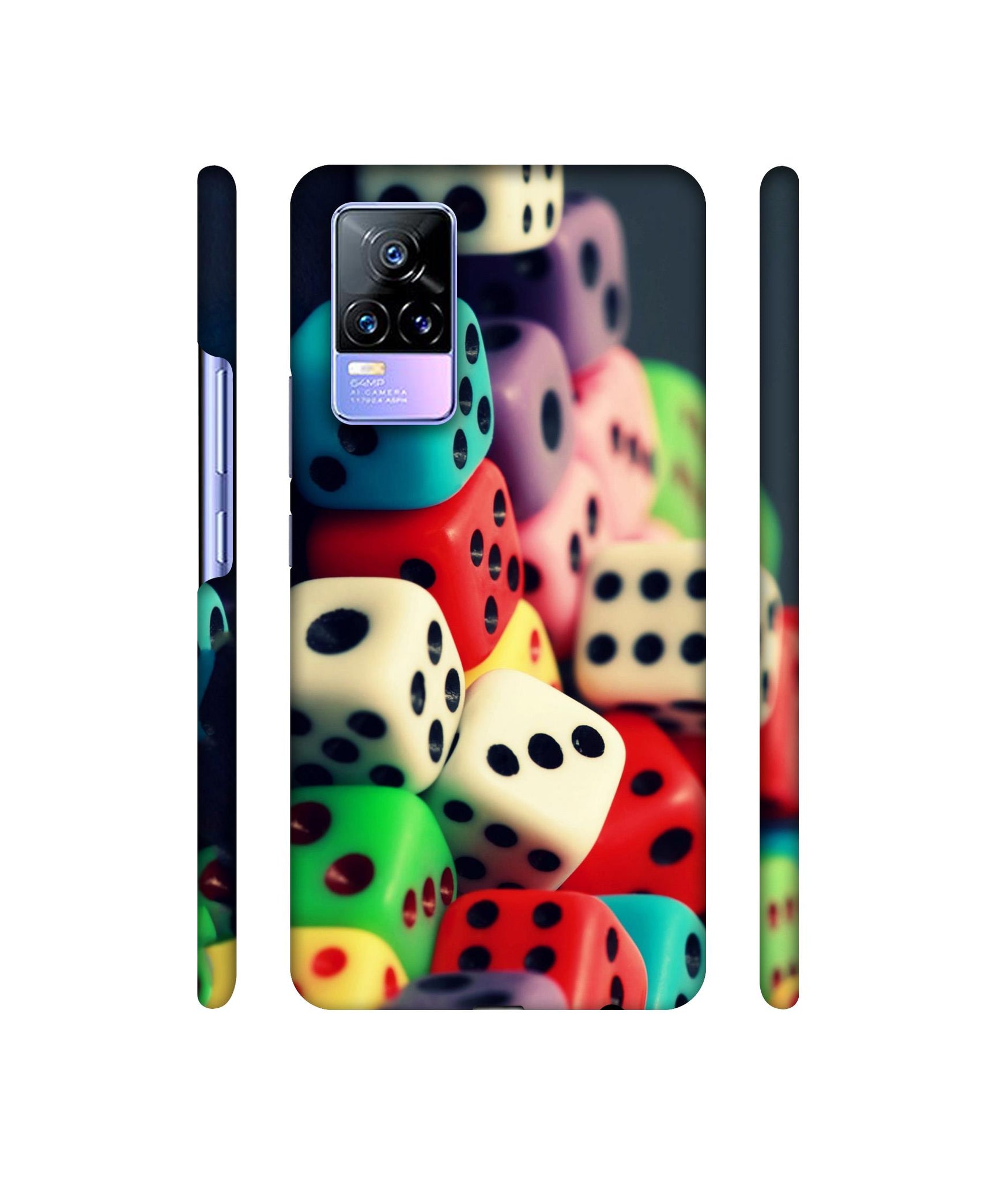 Dice Designer Hard Back Cover for Vivo Y73 4G / Vivo V21E 4G
