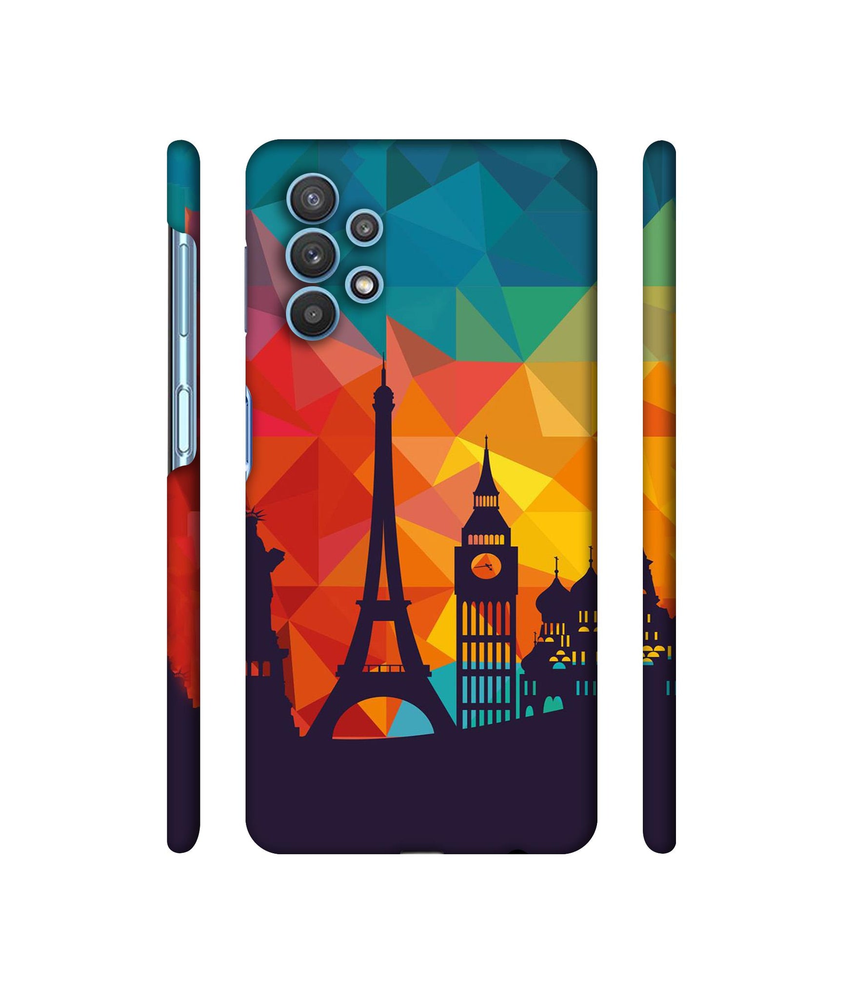 Colored Paris Designer Hard Back Cover for Samsung Galaxy M32 5G / A32 5G