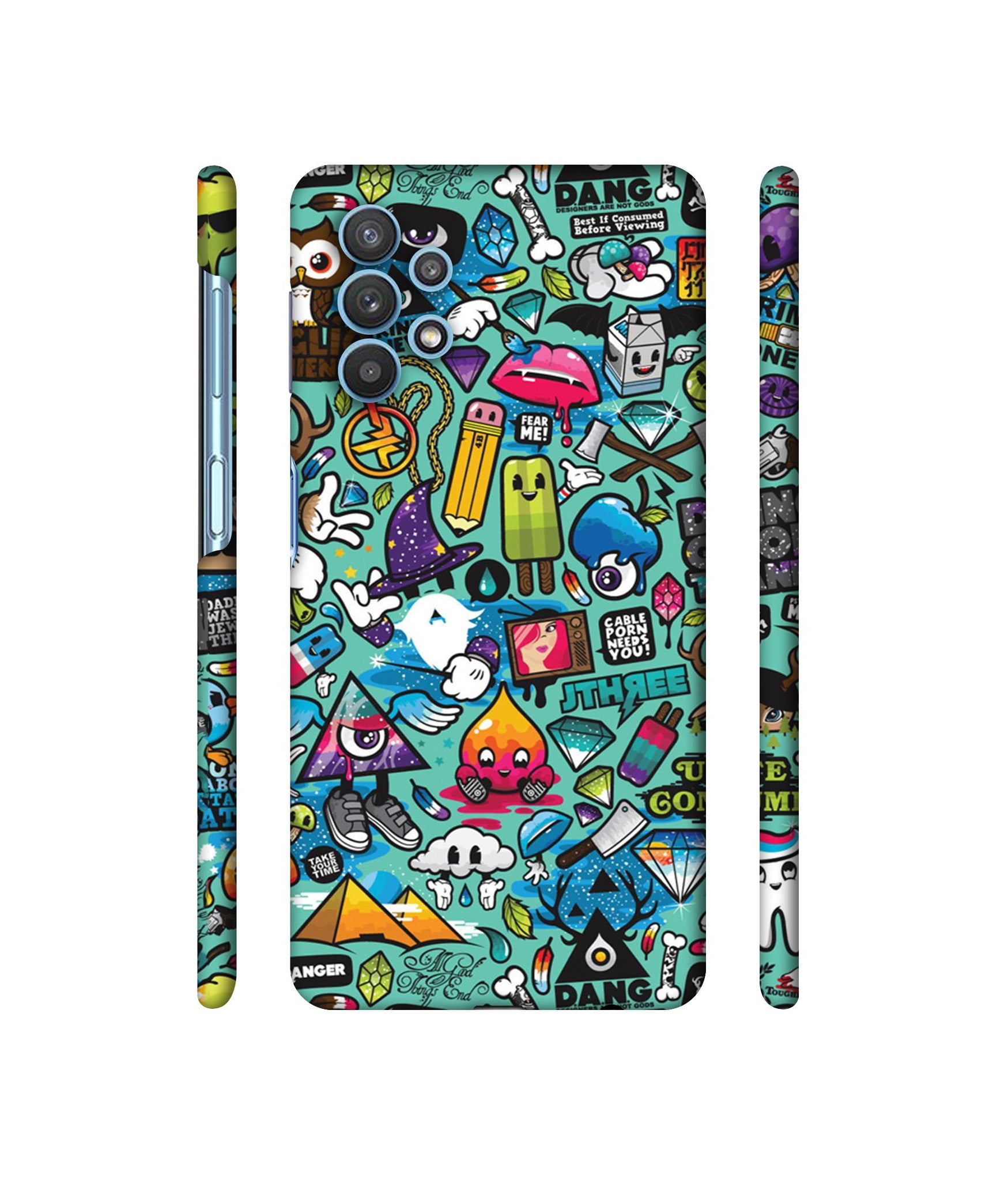 Crazy Designer Hard Back Cover for Samsung Galaxy M32 5G / A32 5G