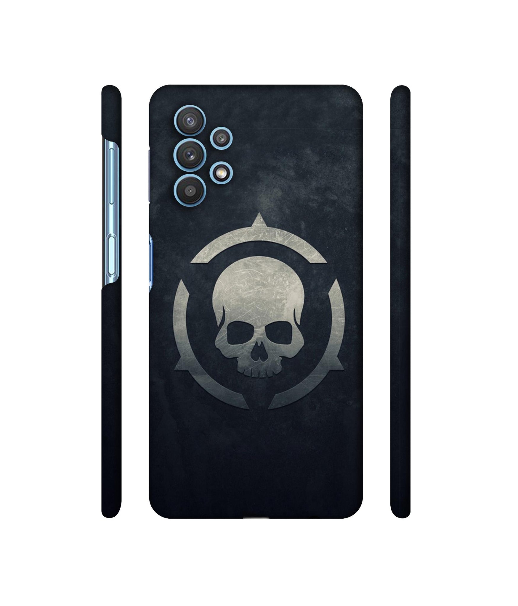 Skull Pattern Print Designer Hard Back Cover for Samsung Galaxy M32 5G / A32 5G