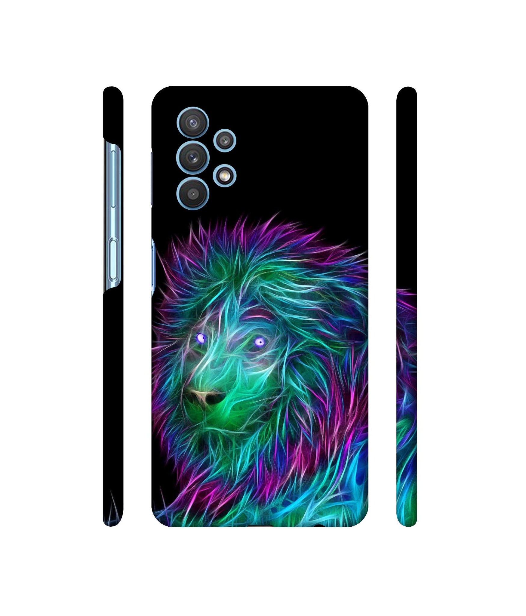 3D Lion Designer Hard Back Cover for Samsung Galaxy M32 5G / A32 5G