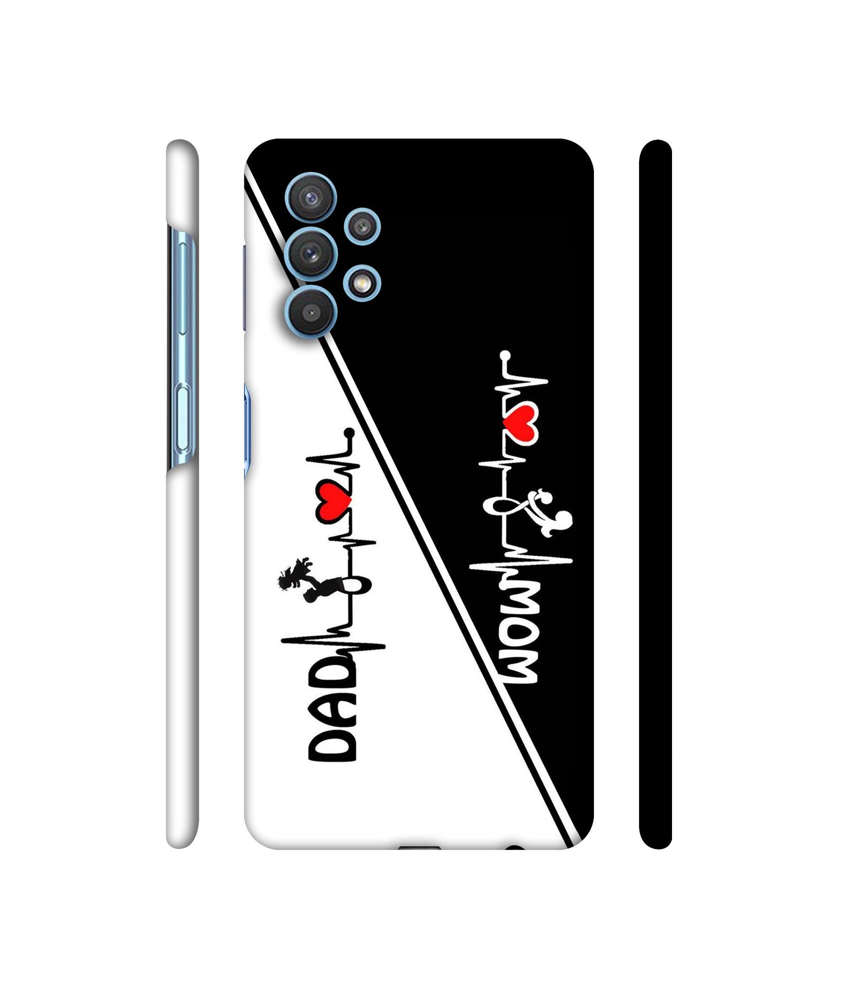 Mom and Dad Lover Designer Hard Back Cover for Samsung Galaxy M32 5G / A32 5G