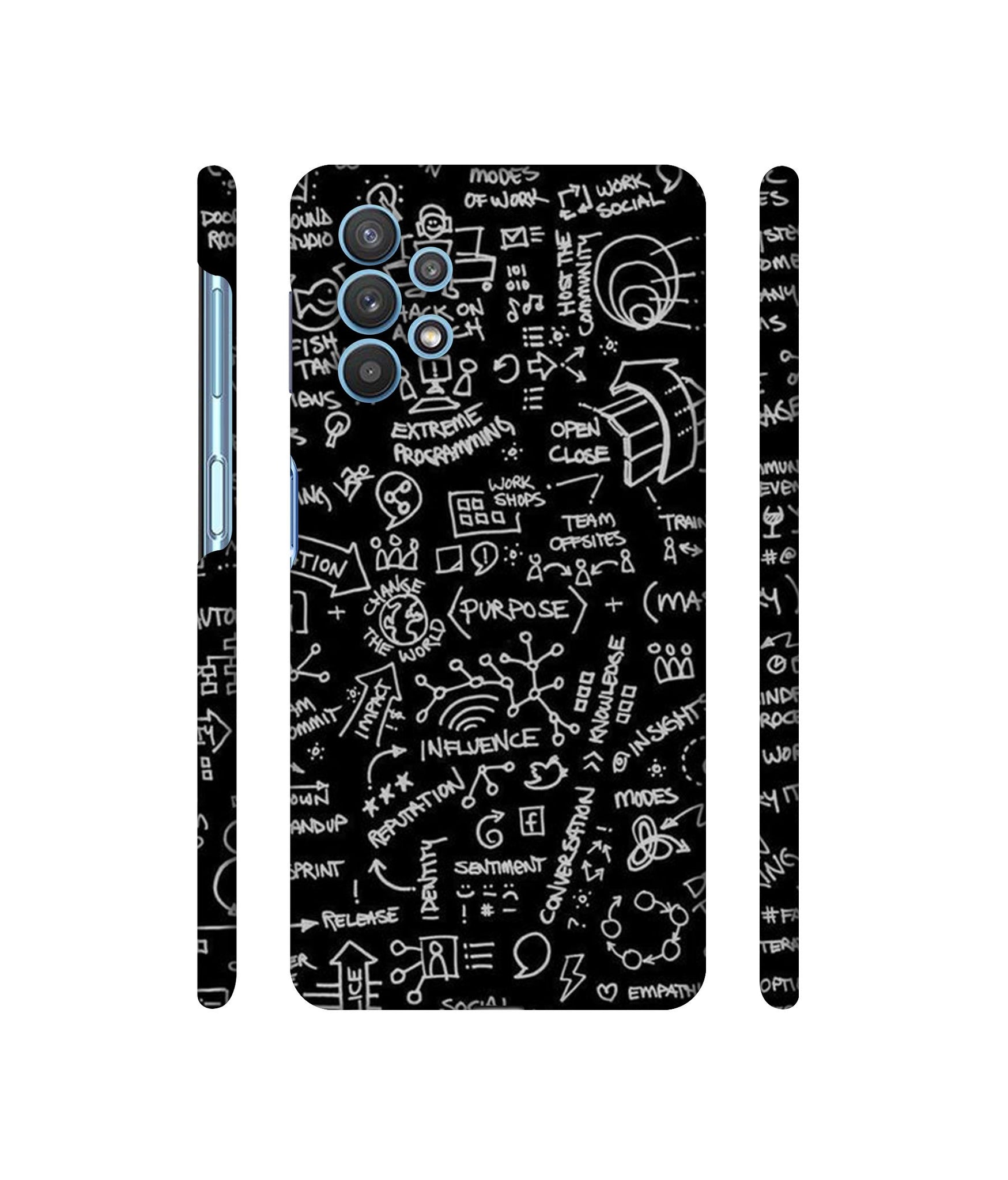 Formulas Designer Hard Back Cover for Samsung Galaxy M32 5G / A32 5G