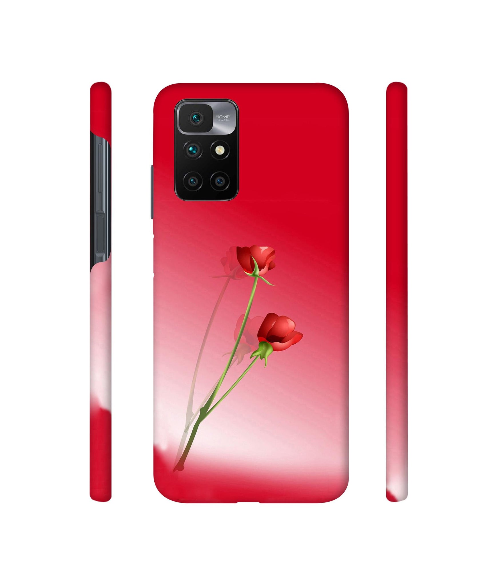 Red Roses Designer Hard Back Cover for Mi Redmi 10 Prime