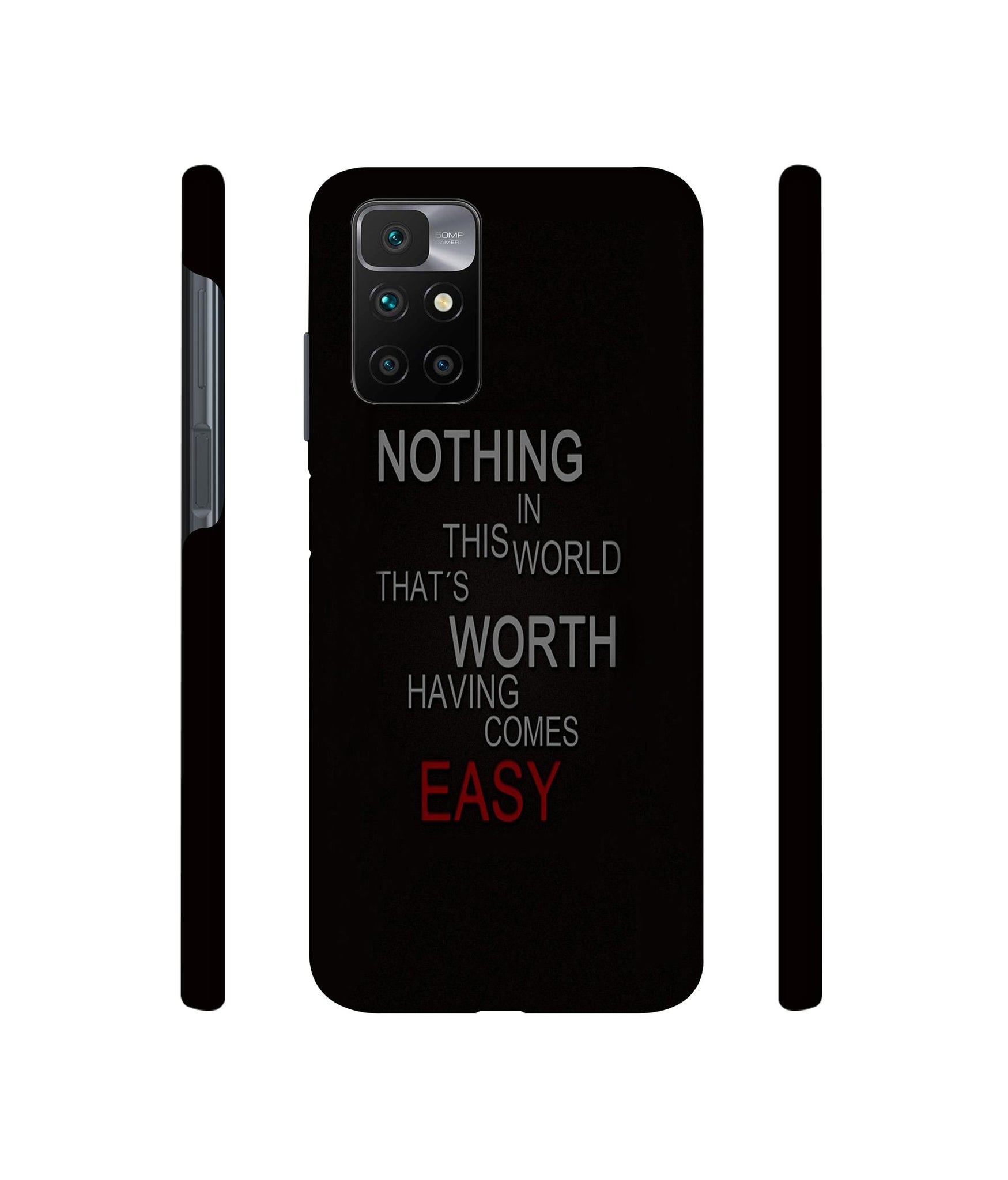Life Quotes Designer Hard Back Cover for Mi Redmi 10 Prime