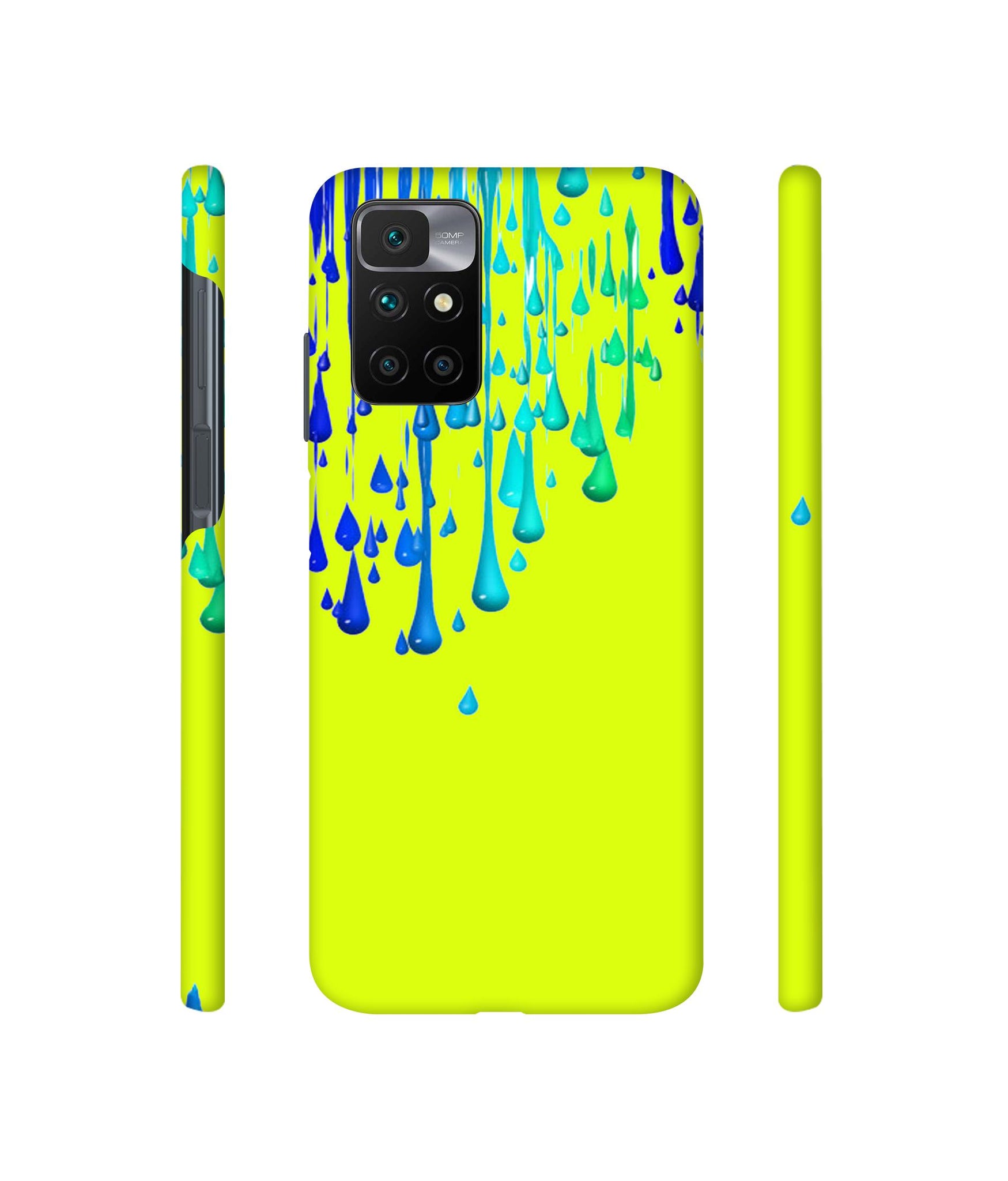 Neon Paint Designer Hard Back Cover for Mi Redmi 10 Prime