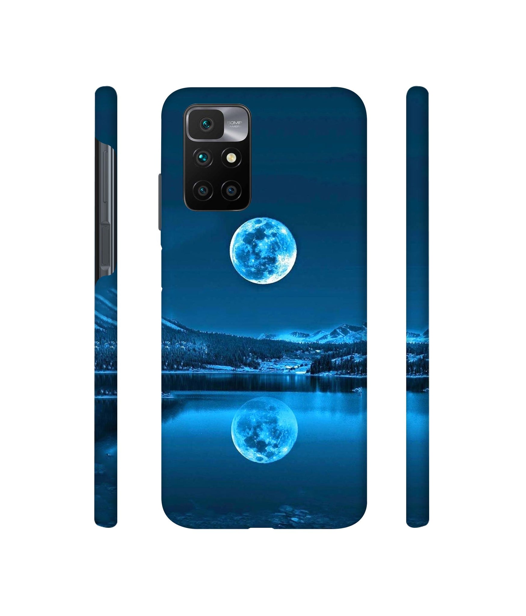 Awesome Moon Designer Hard Back Cover for Mi Redmi 10 Prime