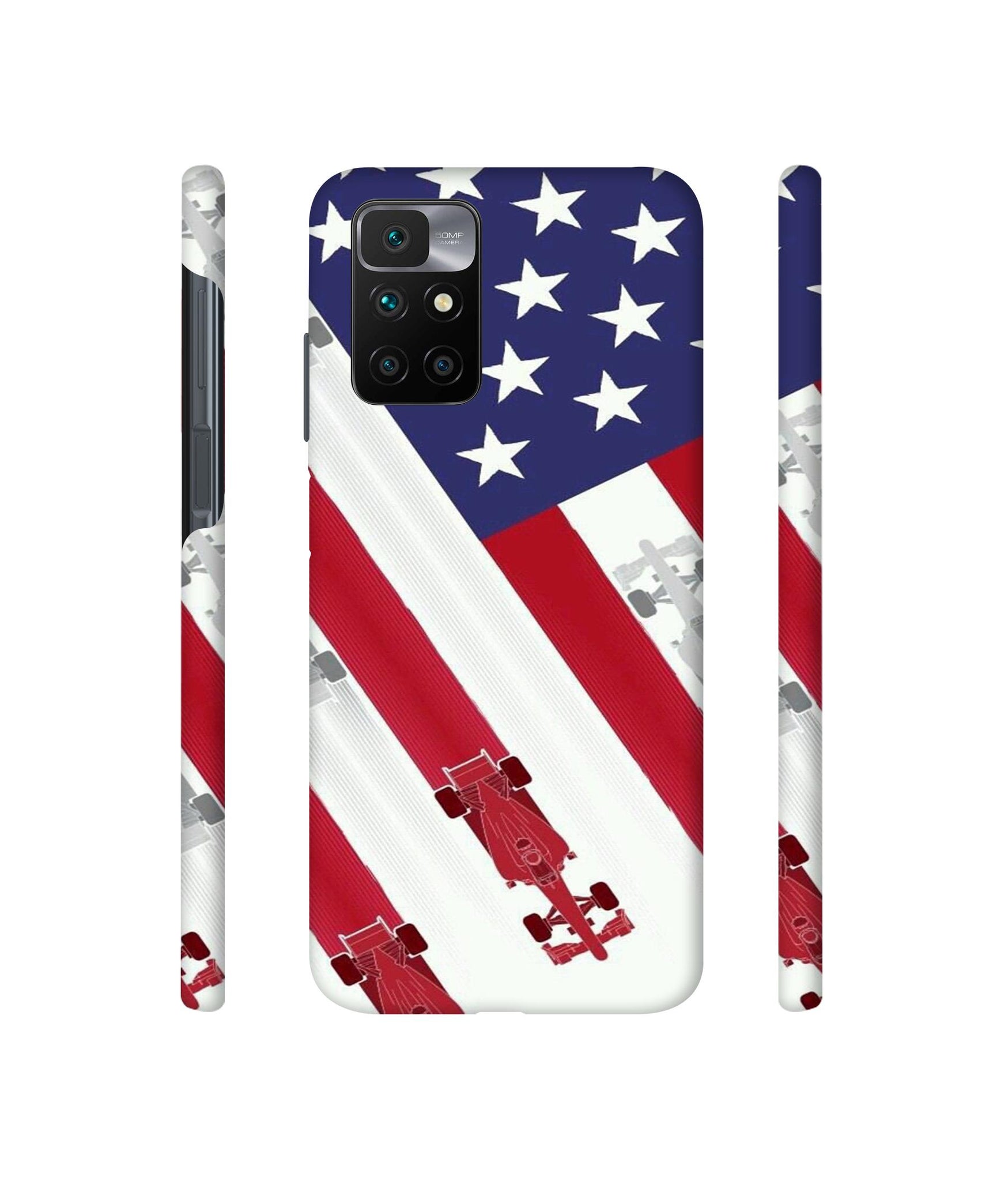 Ferrari On the Zoom Print Designer Hard Back Cover for Mi Redmi 10 Prime