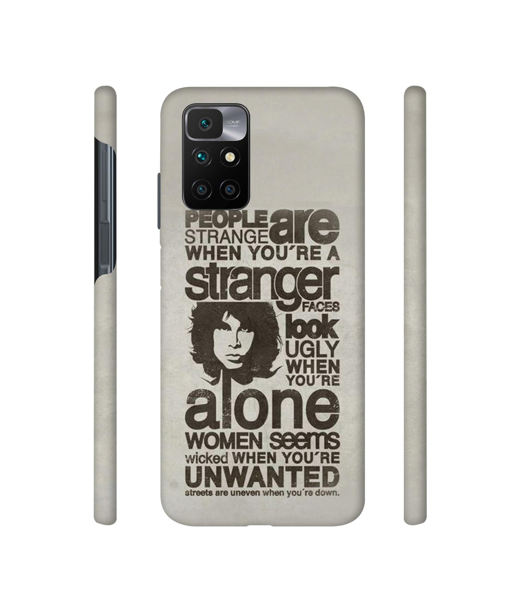 Quotes Pattern Designer Hard Back Cover for Mi Redmi 10 Prime