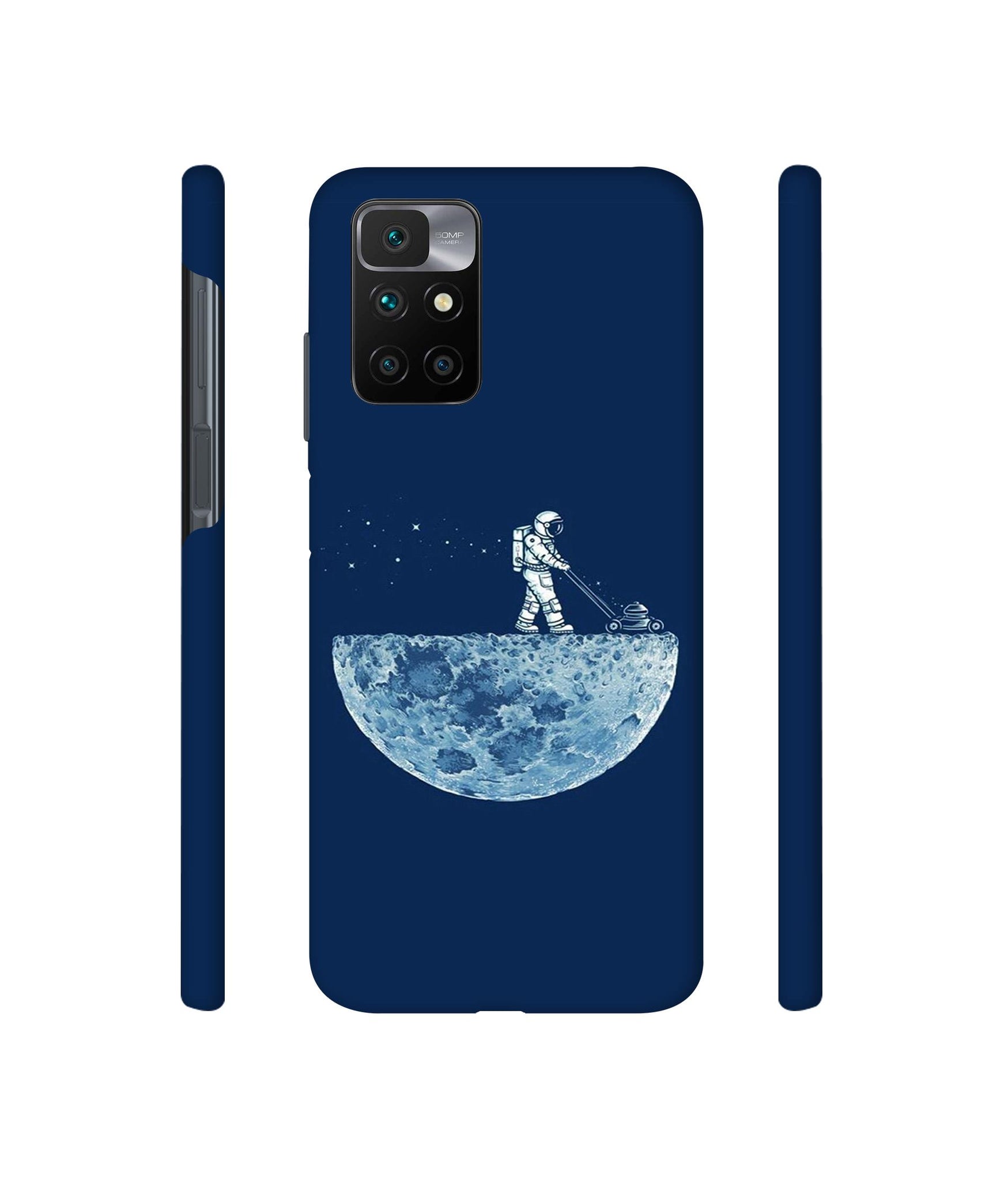 Moon Walk Designer Hard Back Cover for Mi Redmi 10 Prime