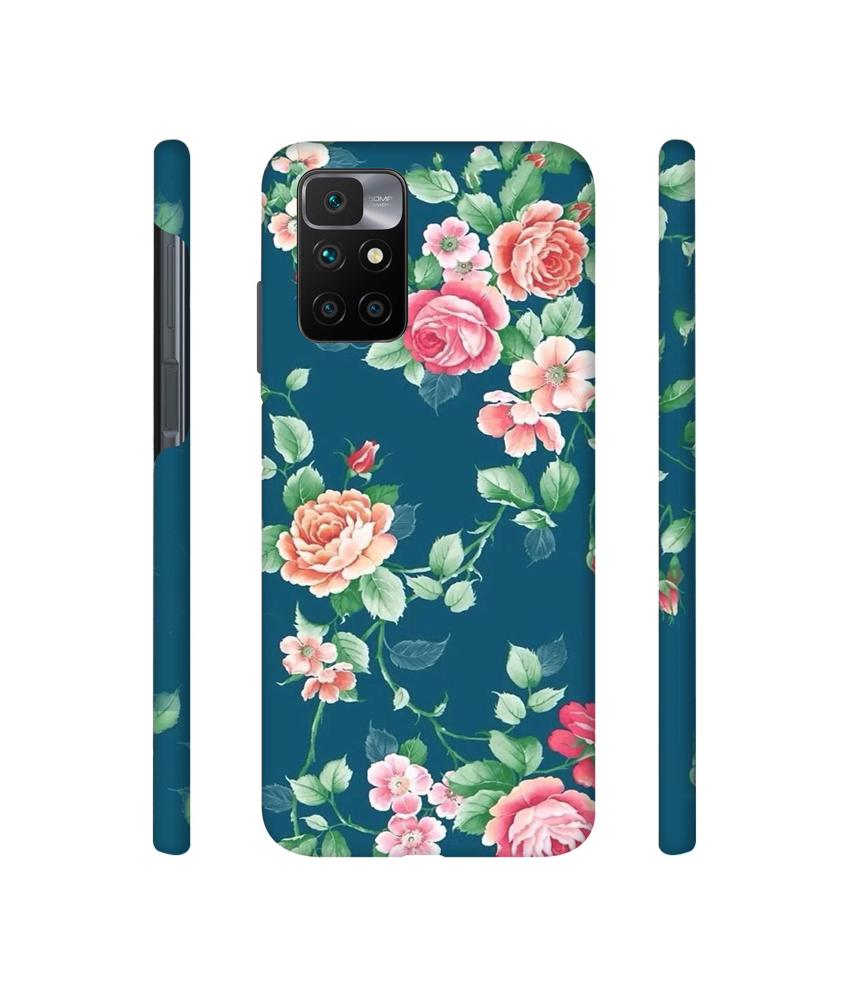 Vintage Floral Designer Hard Back Cover for Mi Redmi 10 Prime