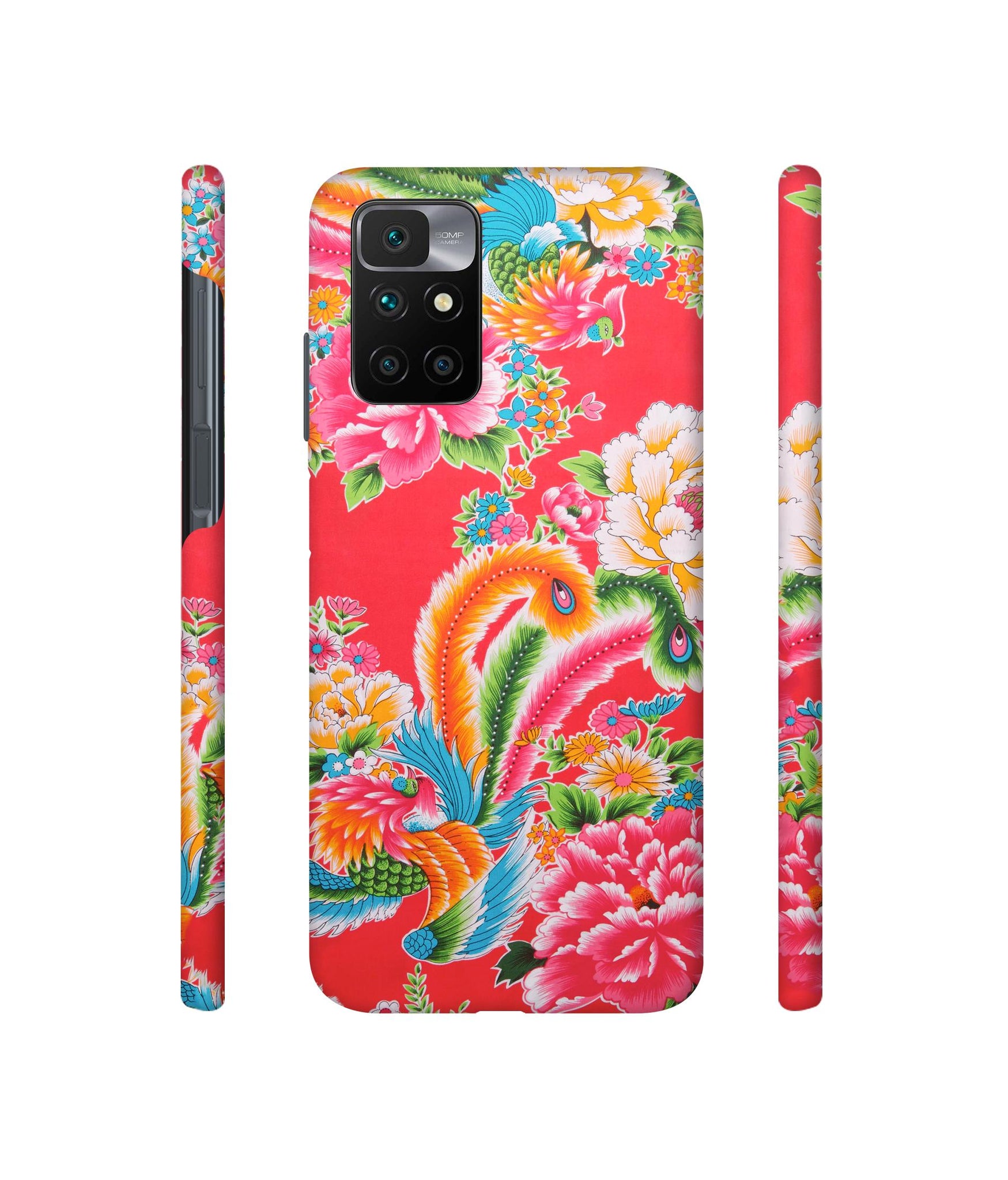 Cute Floral Pattern Print Designer Hard Back Cover for Mi Redmi 10 Prime