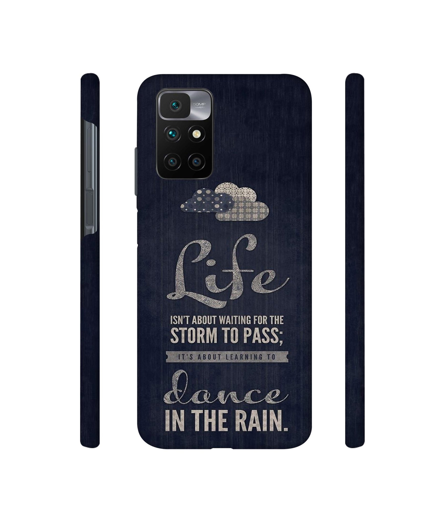 Life in The Rain Designer Hard Back Cover for Mi Redmi 10 Prime