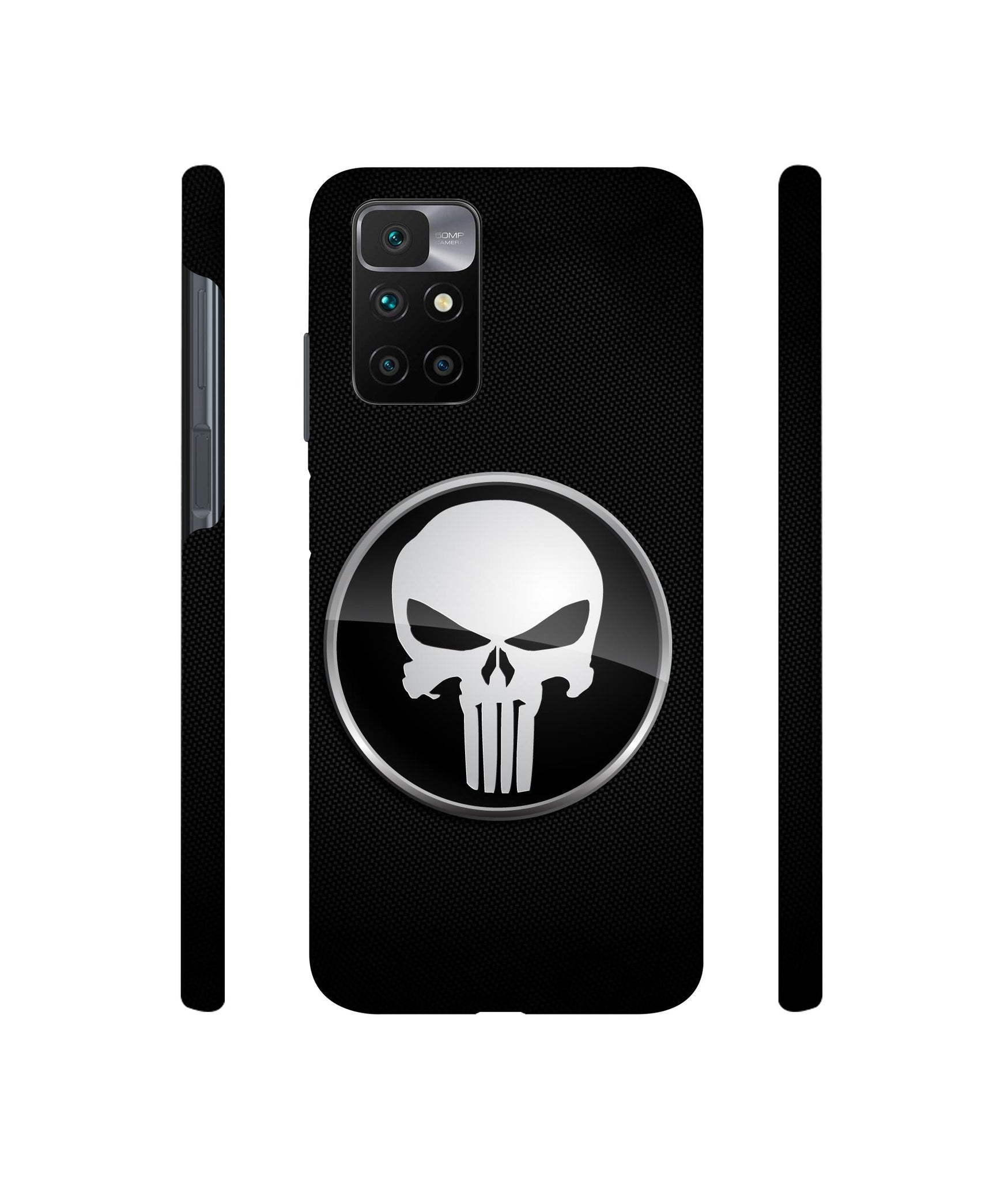 Skull Pattern Designer Hard Back Cover for Mi Redmi 10 Prime