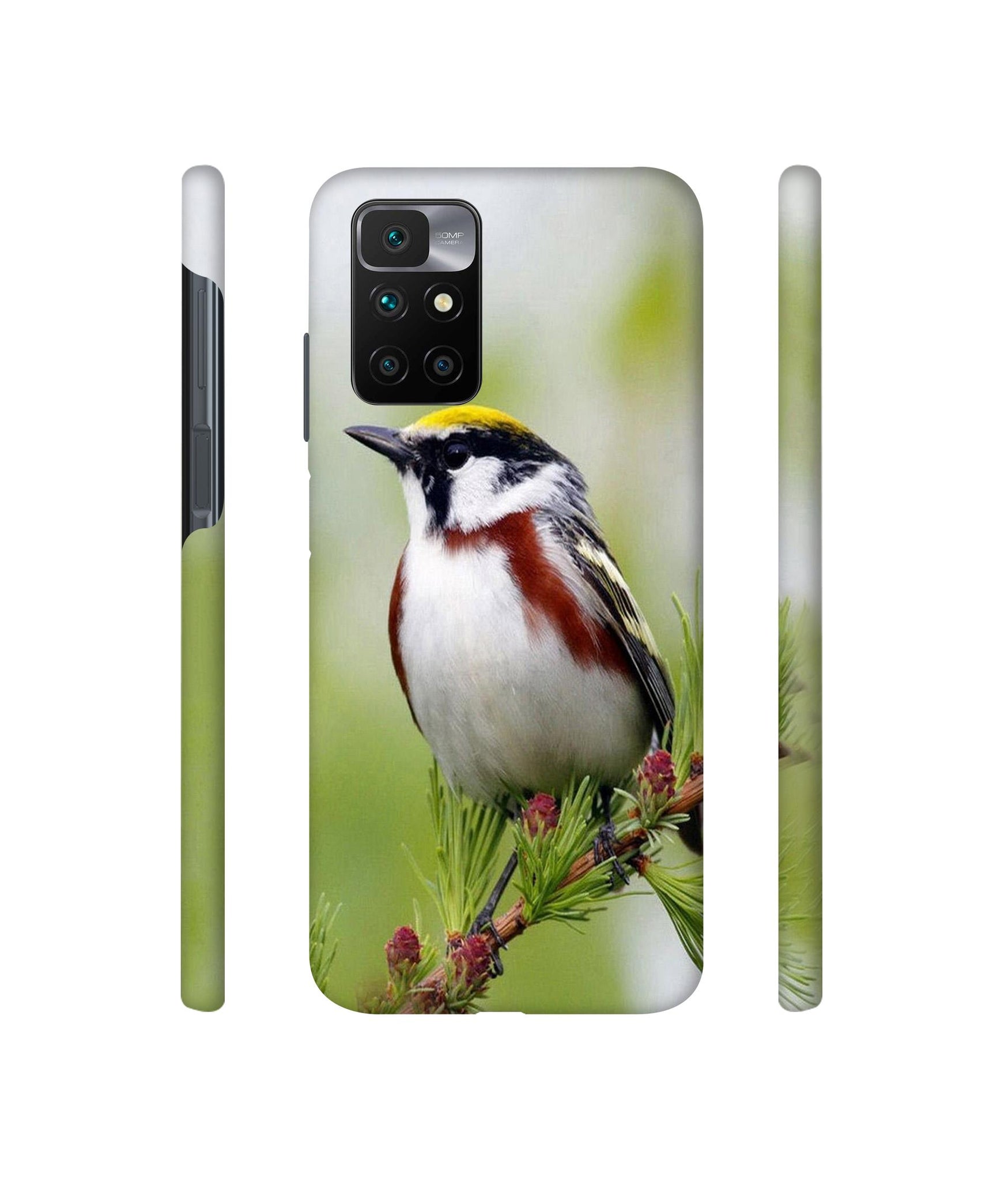 Bird Pattern Designer Hard Back Cover for Mi Redmi 10 Prime