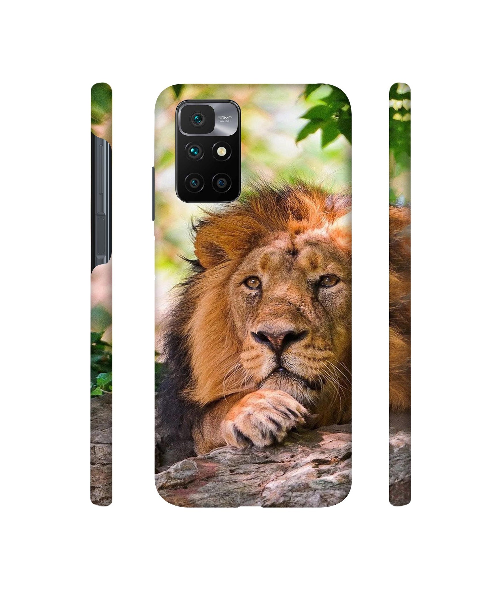 Tiger Pattern Print Designer Hard Back Cover for Mi Redmi 10 Prime