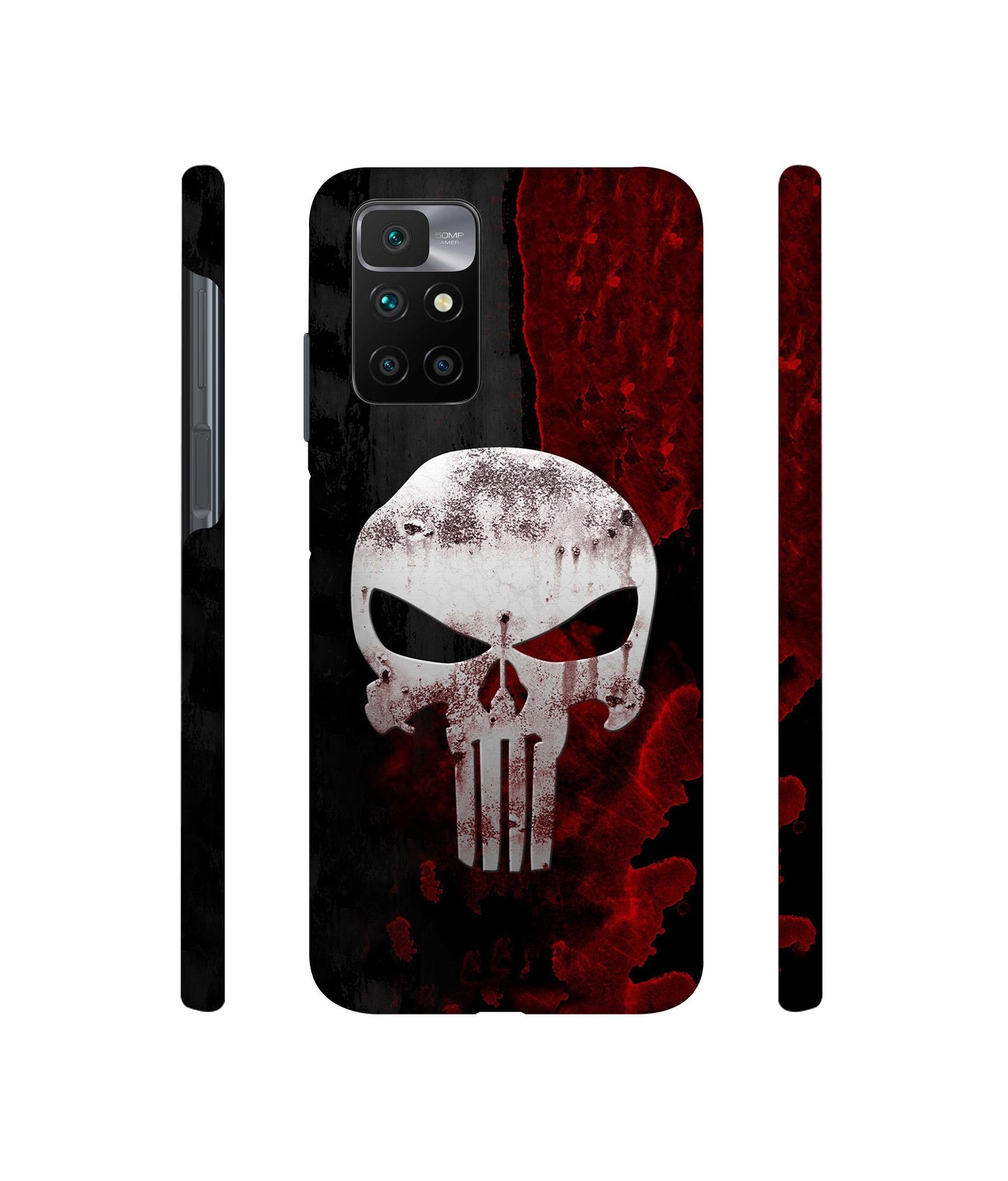 Punisher Skull Designer Hard Back Cover for Mi Redmi 10 Prime