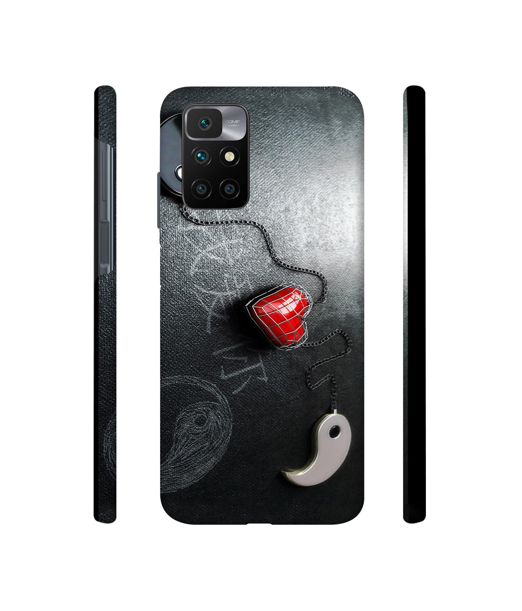 Chinnese Yin and Yang Designer Hard Back Cover for Mi Redmi 10 Prime