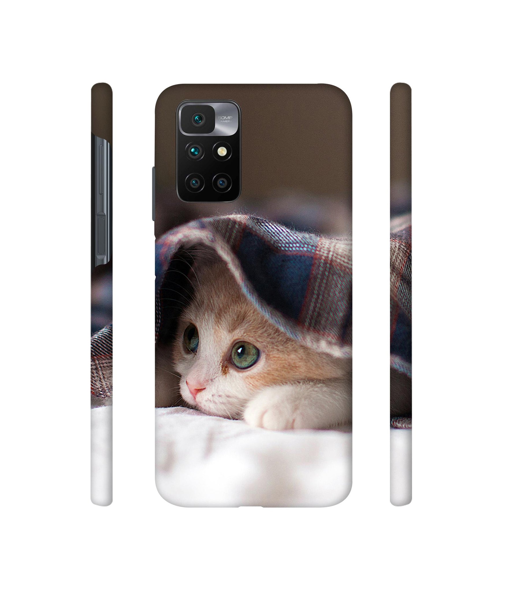 Sleepy Kitten Designer Hard Back Cover for Mi Redmi 10 Prime