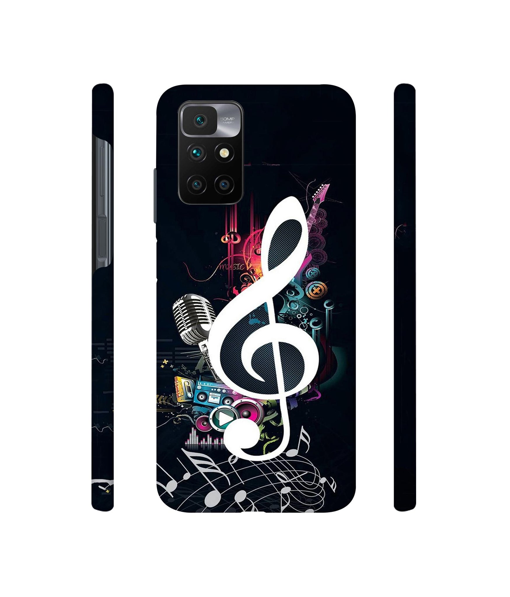 Mike and Music Designer Hard Back Cover for Mi Redmi 10 Prime