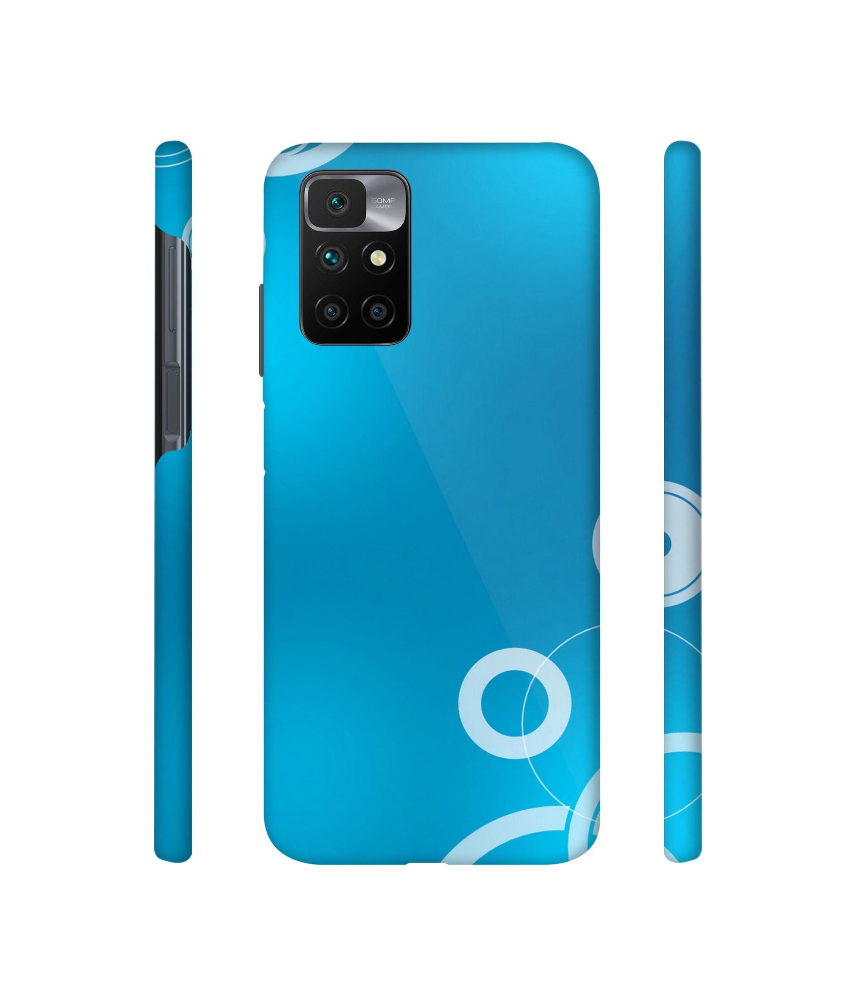 Circle Background Designer Hard Back Cover for Mi Redmi 10 Prime