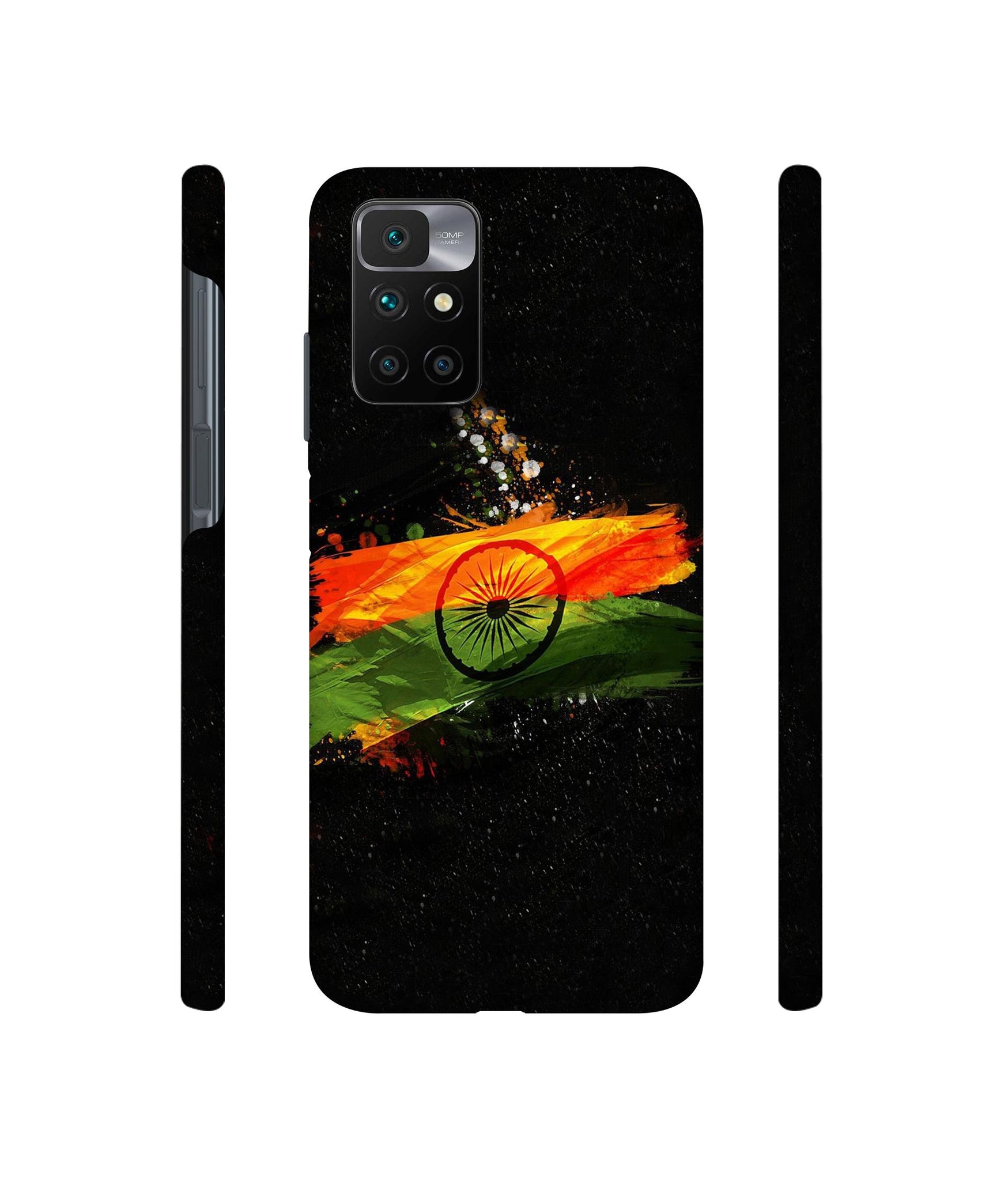 Indian Flag Designer Hard Back Cover for Mi Redmi 10 Prime