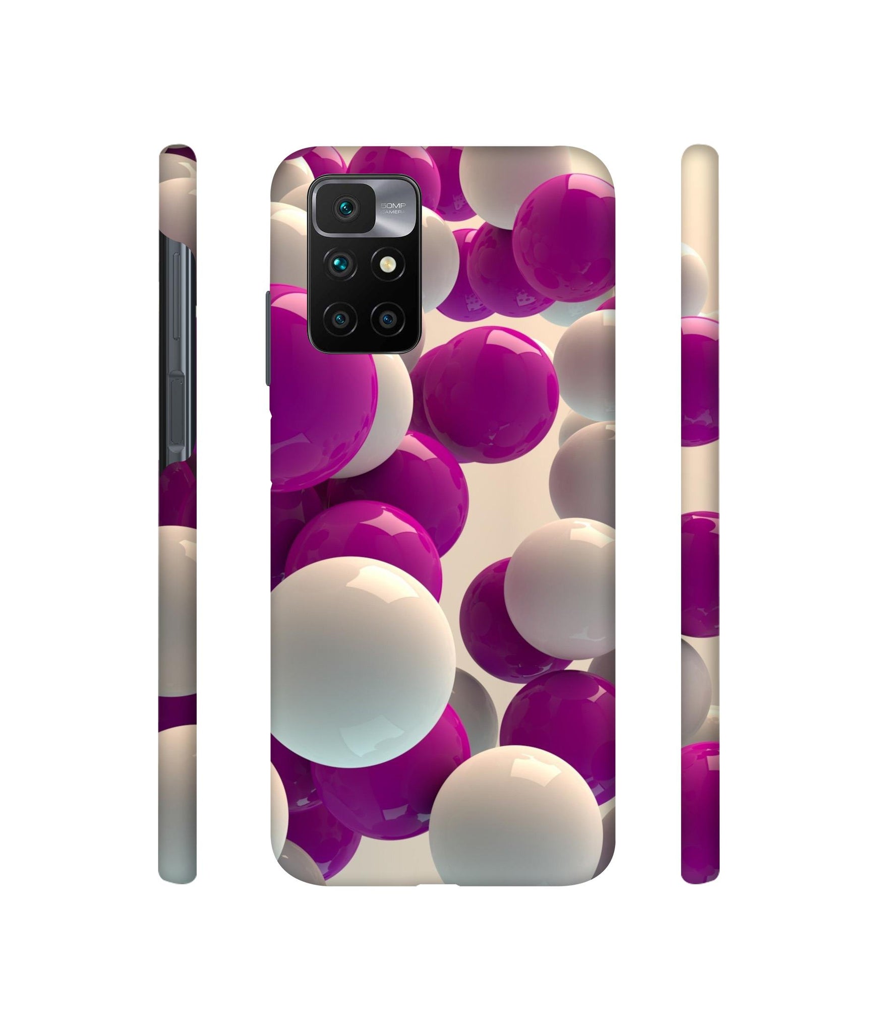 3D Balloons Designer Hard Back Cover for Mi Redmi 10 Prime