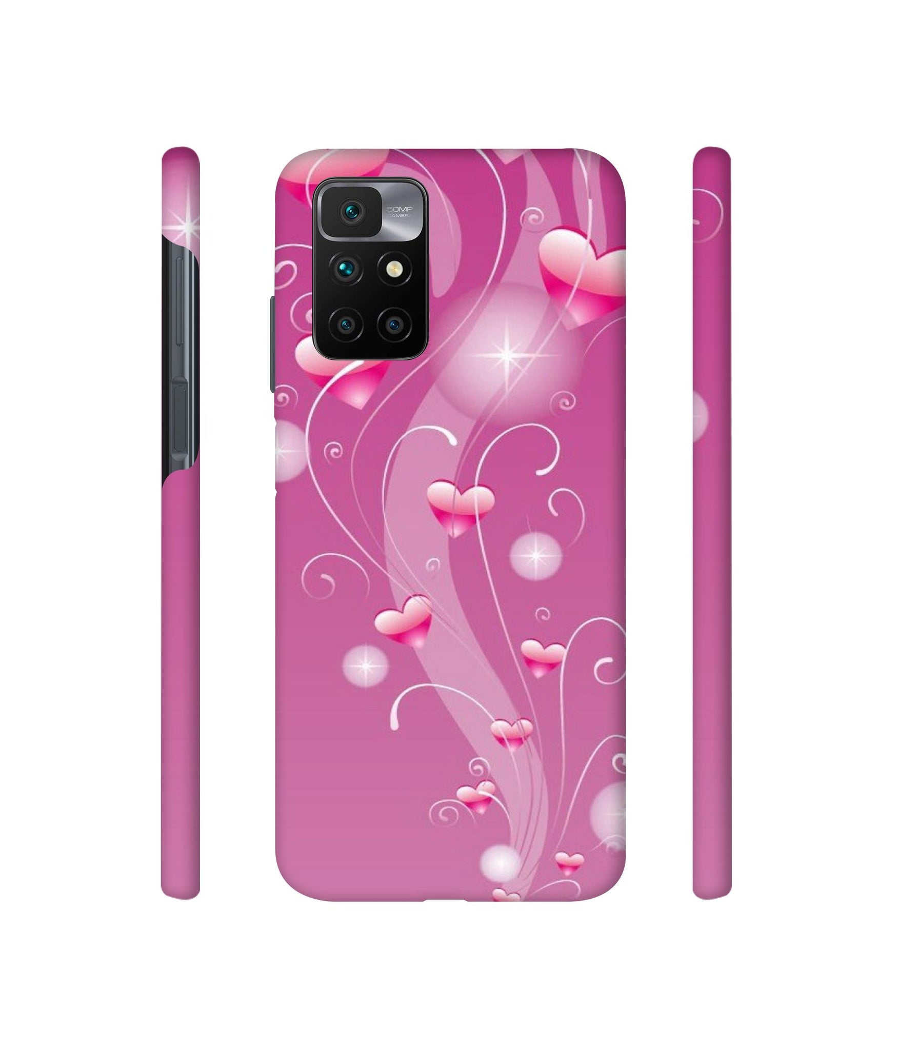 Tea White Designer Hard Back Cover for Mi Redmi 10 Prime