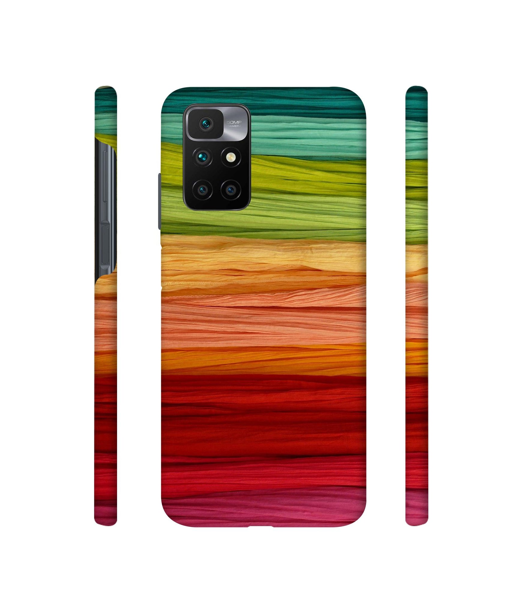 Colorful Thread Designer Hard Back Cover for Mi Redmi 10 Prime