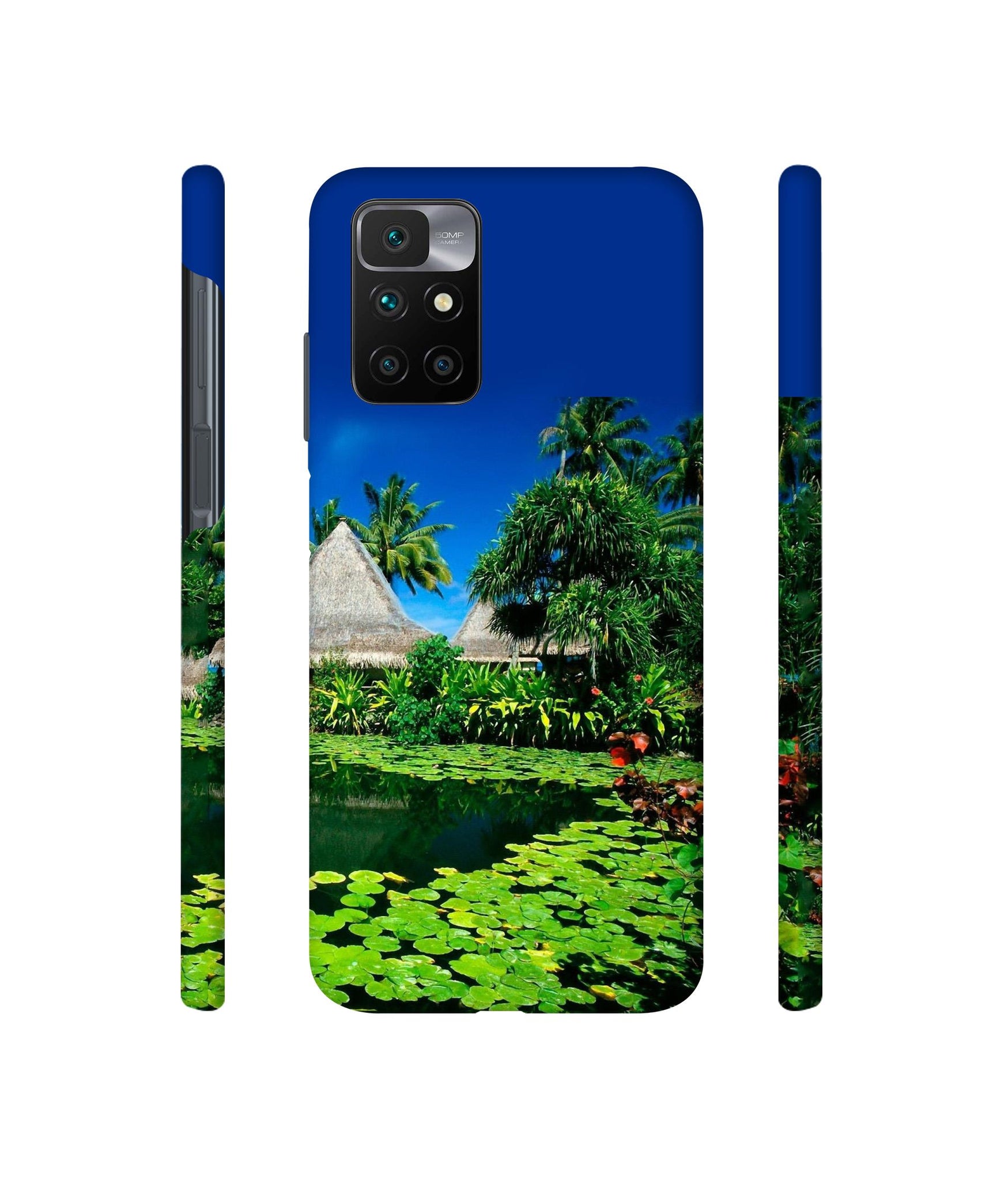 Tropics Water Designer Hard Back Cover for Mi Redmi 10 Prime