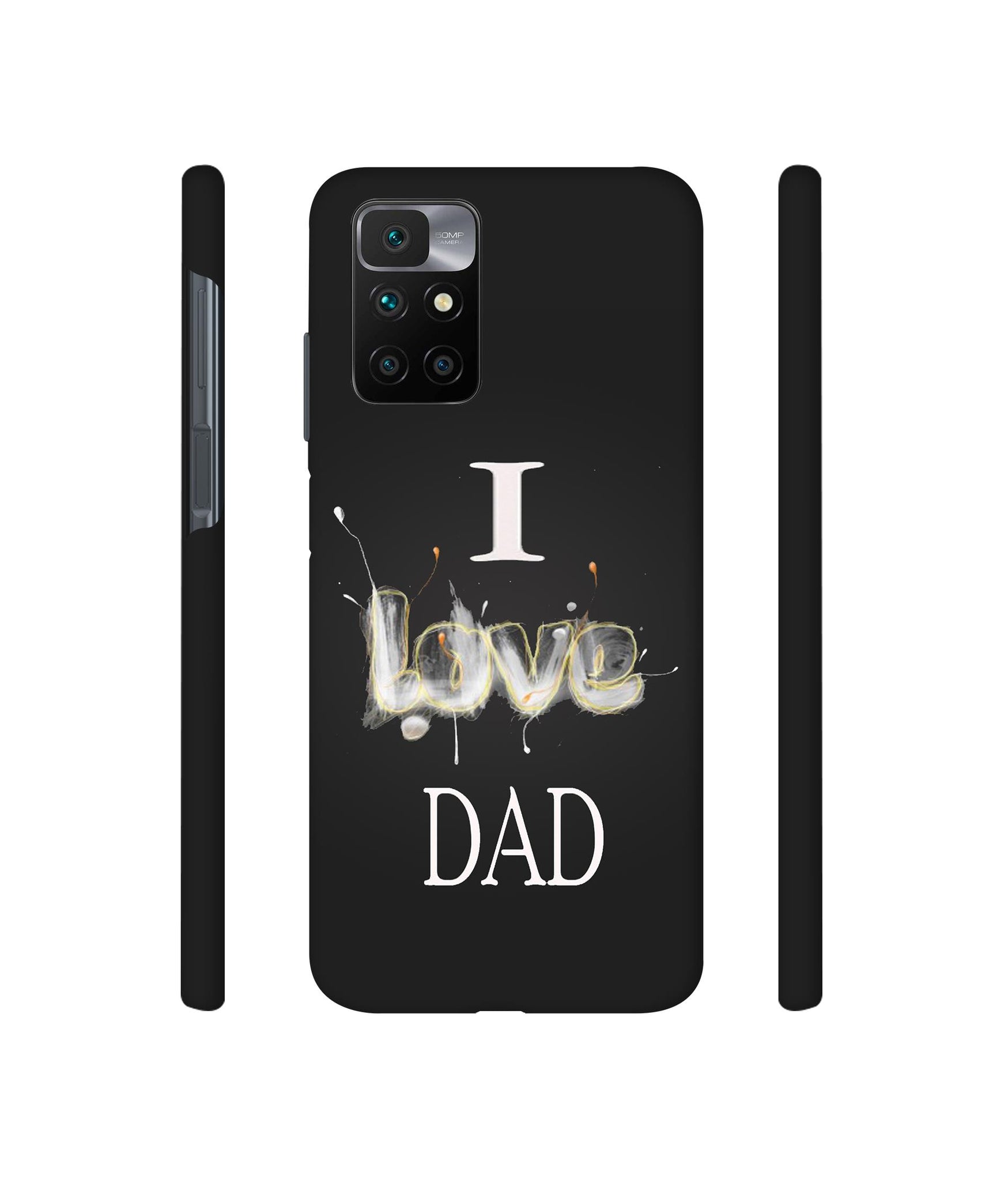 Happy Quote Designer Hard Back Cover for Mi Redmi 10 Prime