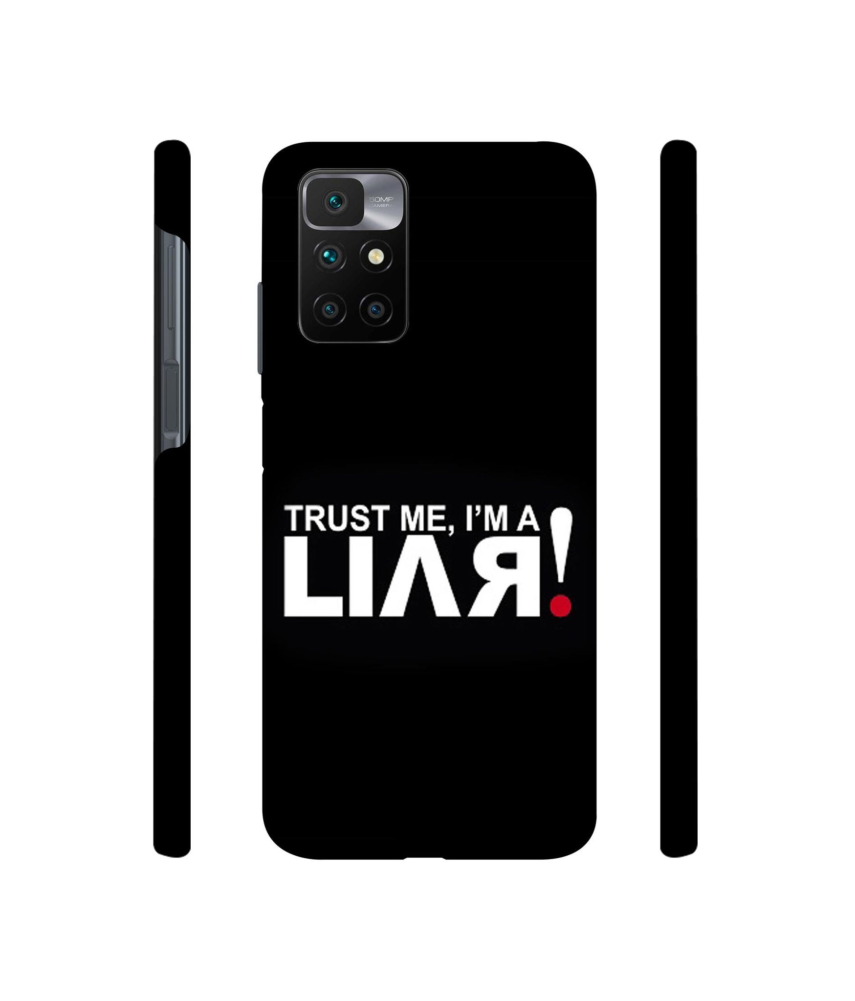 Trust Me Funny Quote Designer Hard Back Cover for Mi Redmi 10 Prime