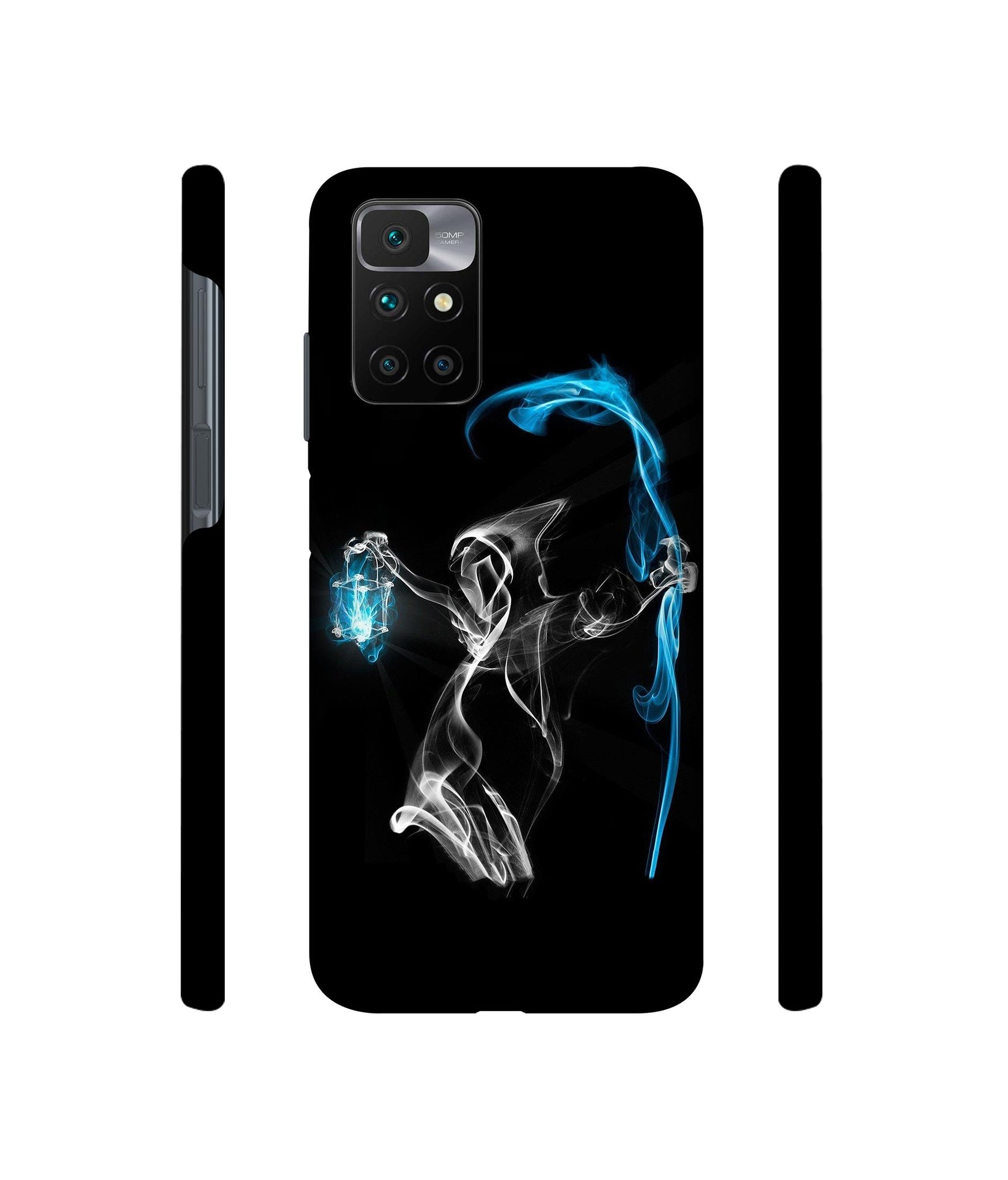 3D Skull Designer Hard Back Cover for Mi Redmi 10 Prime