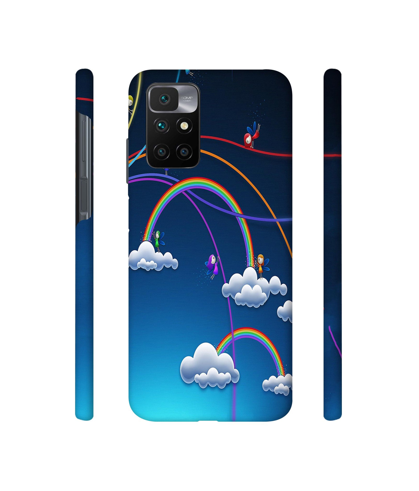 Rainbow Designer Hard Back Cover for Mi Redmi 10 Prime