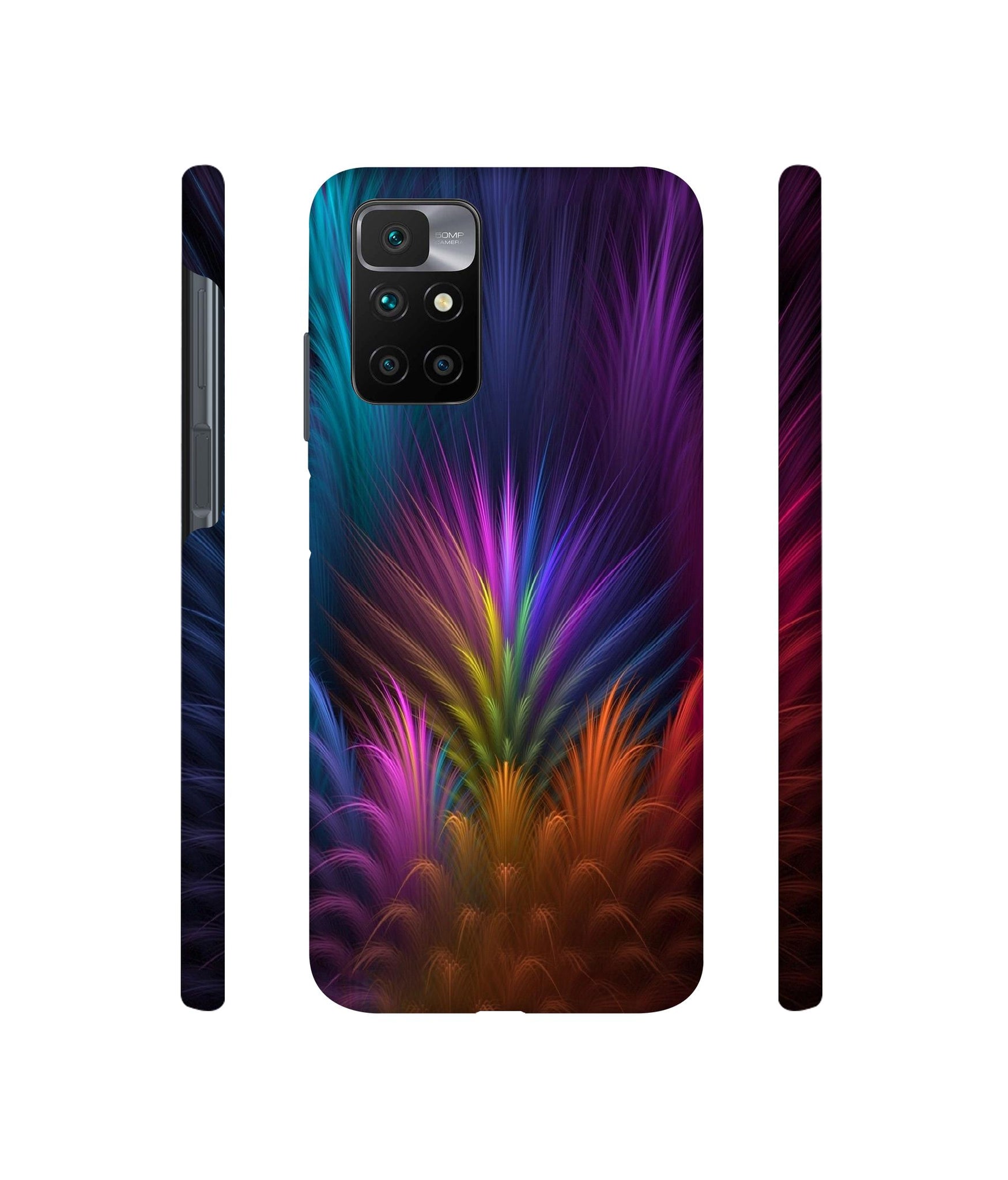 Multicoloured Designer Hard Back Cover for Mi Redmi 10 Prime